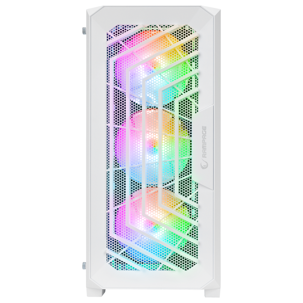 SPEAR 750W 80+ BRONZE Beyaz 4*RGB Auto Fan ATX Mid-T Gaming Oyuncu Kasası - Rampage