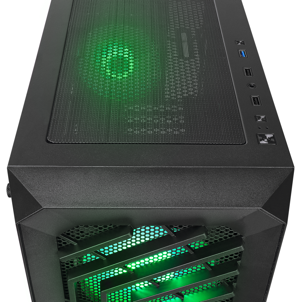 SPEAR 750W 80+ BRONZE Siyah 4*RGB Auto Fan ATX Mid-T Gaming Oyuncu Kasası - Rampage