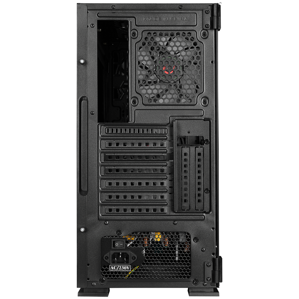 TRAPPER 750W 80+ BRONZE Manyetik Temperli Camlı 3*14cm+1*12cm ARGB E-ATX Mid-T Gaming Oyuncu Kasası - Rampage