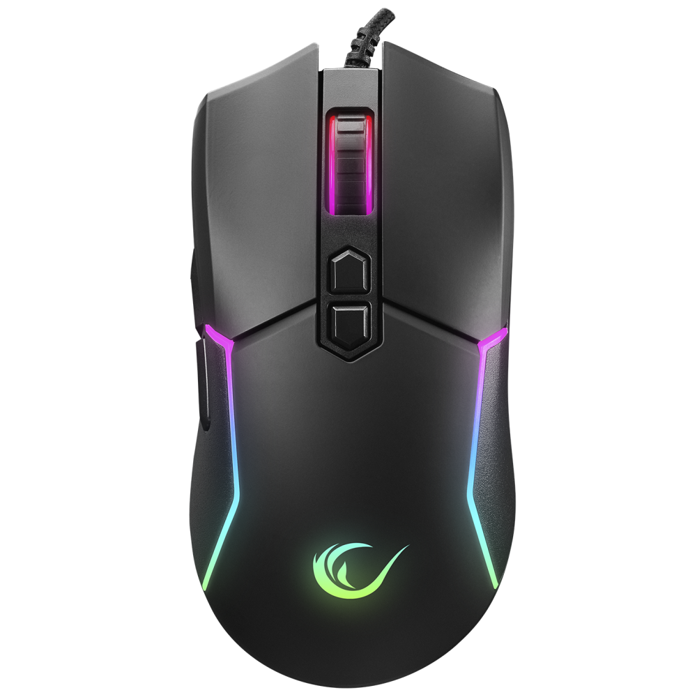 SMX-R28 COOL Usb Siyah RGB Işıklı+Macro 7200dpi / 1000hz Gaming Oyuncu Mouse - Rampage