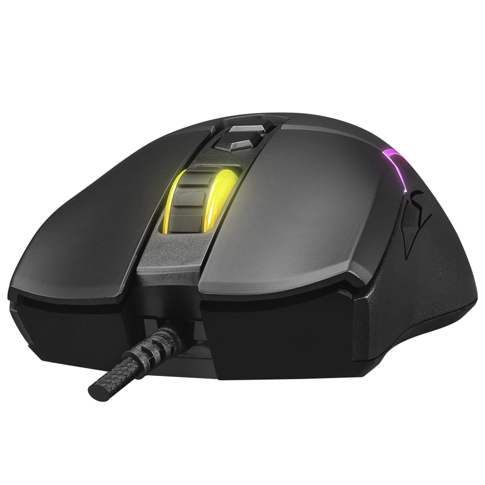 SMX-R28 COOL Usb Siyah RGB Işıklı+Macro 7200dpi / 1000hz Gaming Oyuncu Mouse - Rampage