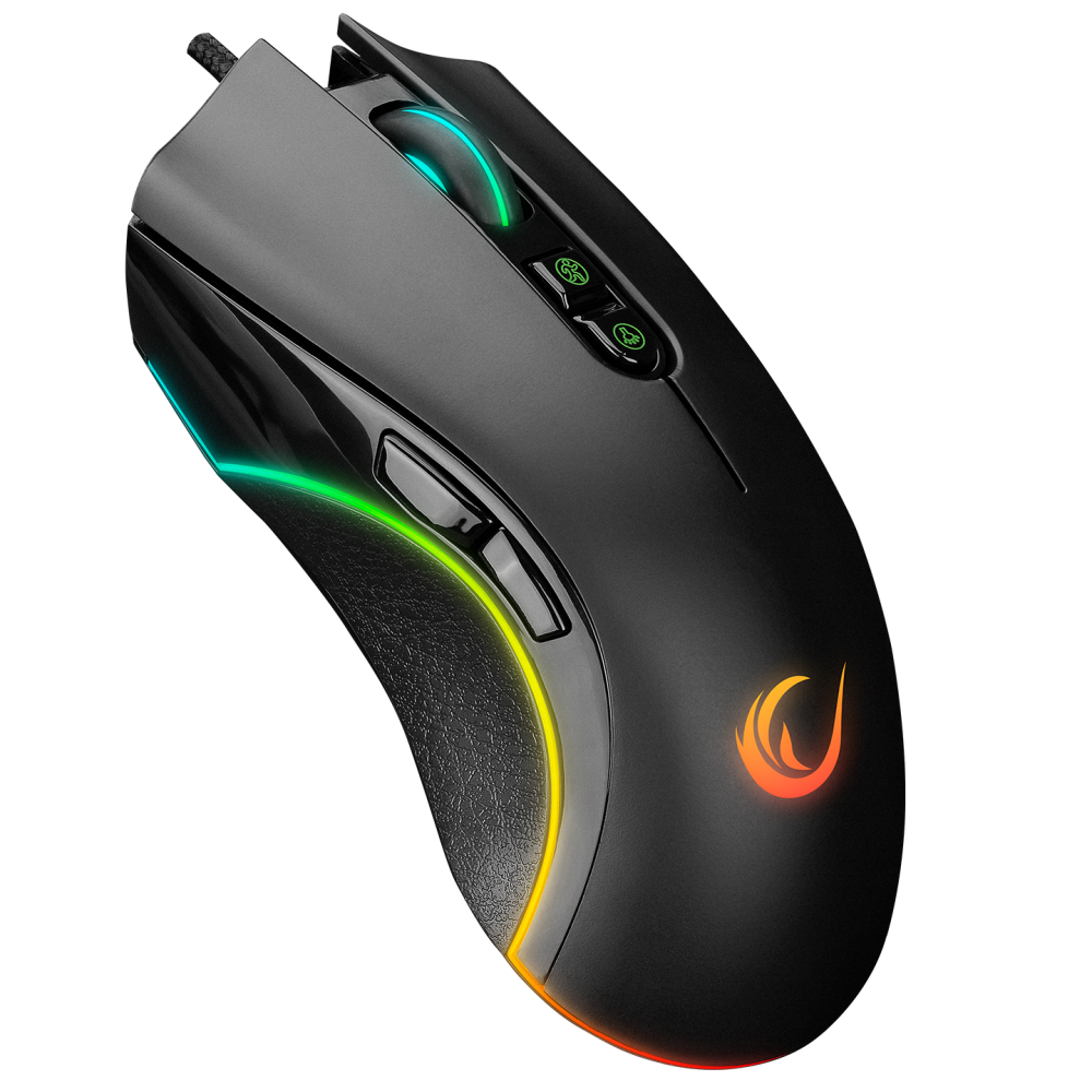 SMX-R22 PHOENIX Siyah 7 Tuşlu RGB 7200DPI Gaming Oyuncu Mouse - Rampage