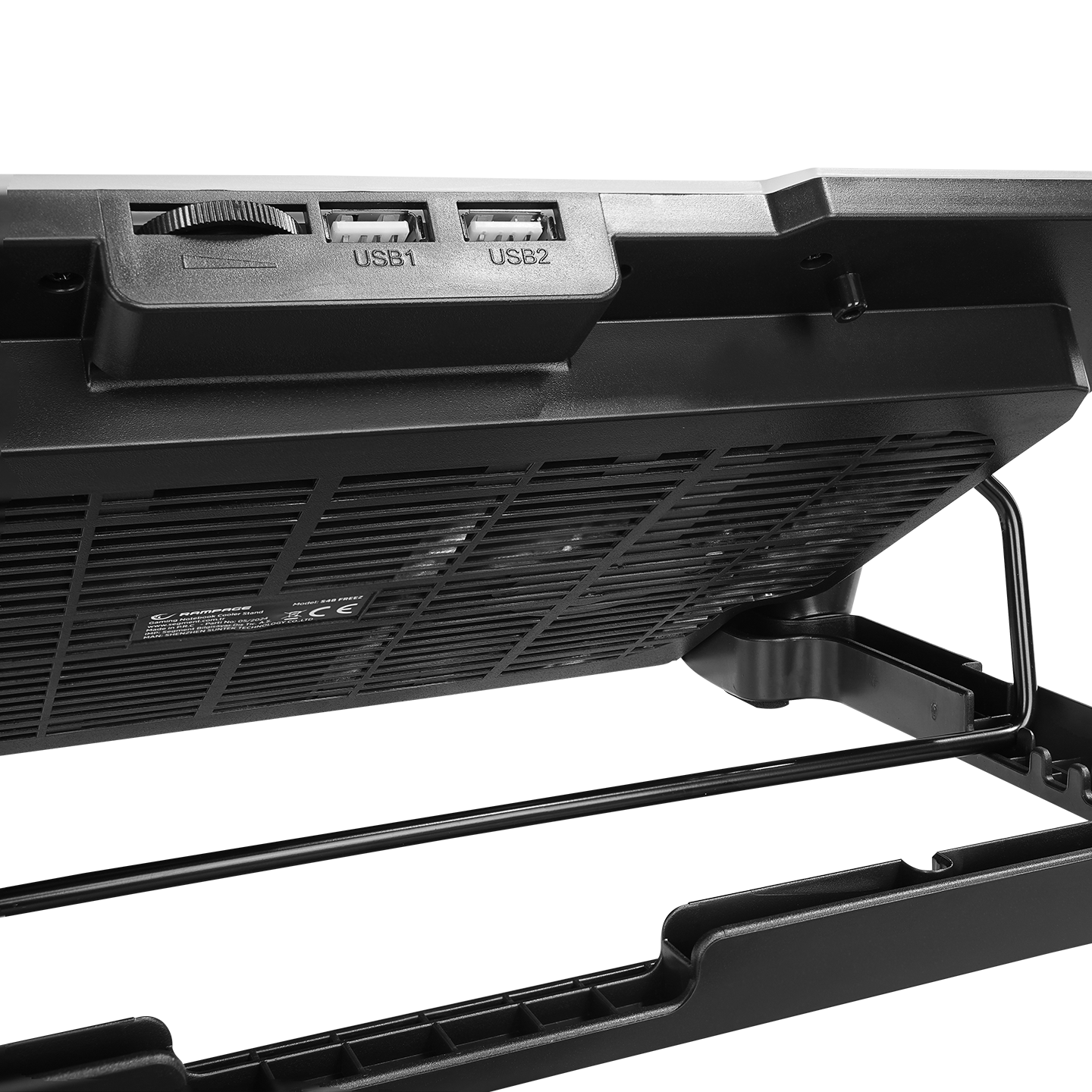 S48 FREEZ Gümüş 10 Mode RGB Notebook Soğutucu Stand - Rampage