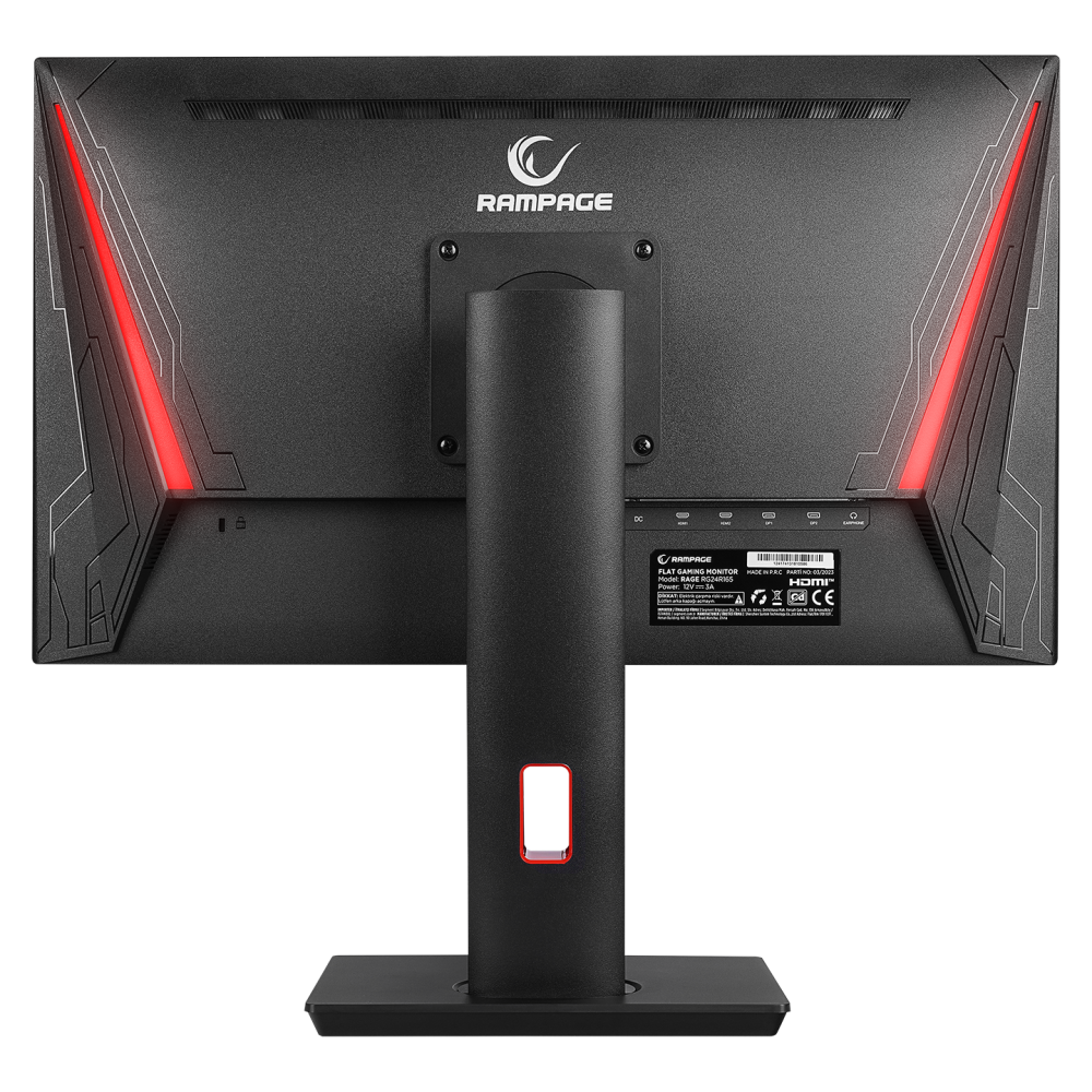 RAGE RG24R165 24 165Hz 1ms BOE IPS FHD RGB Freesync HDR Pivot PC Flat Oyuncu Monitörü - Rampage