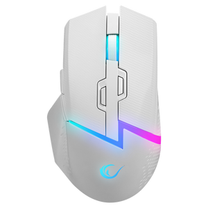 DROP M3 Beyaz RGB Kablosuz 10000DPI 10D Gaming Oyuncu Mouse - Rampage