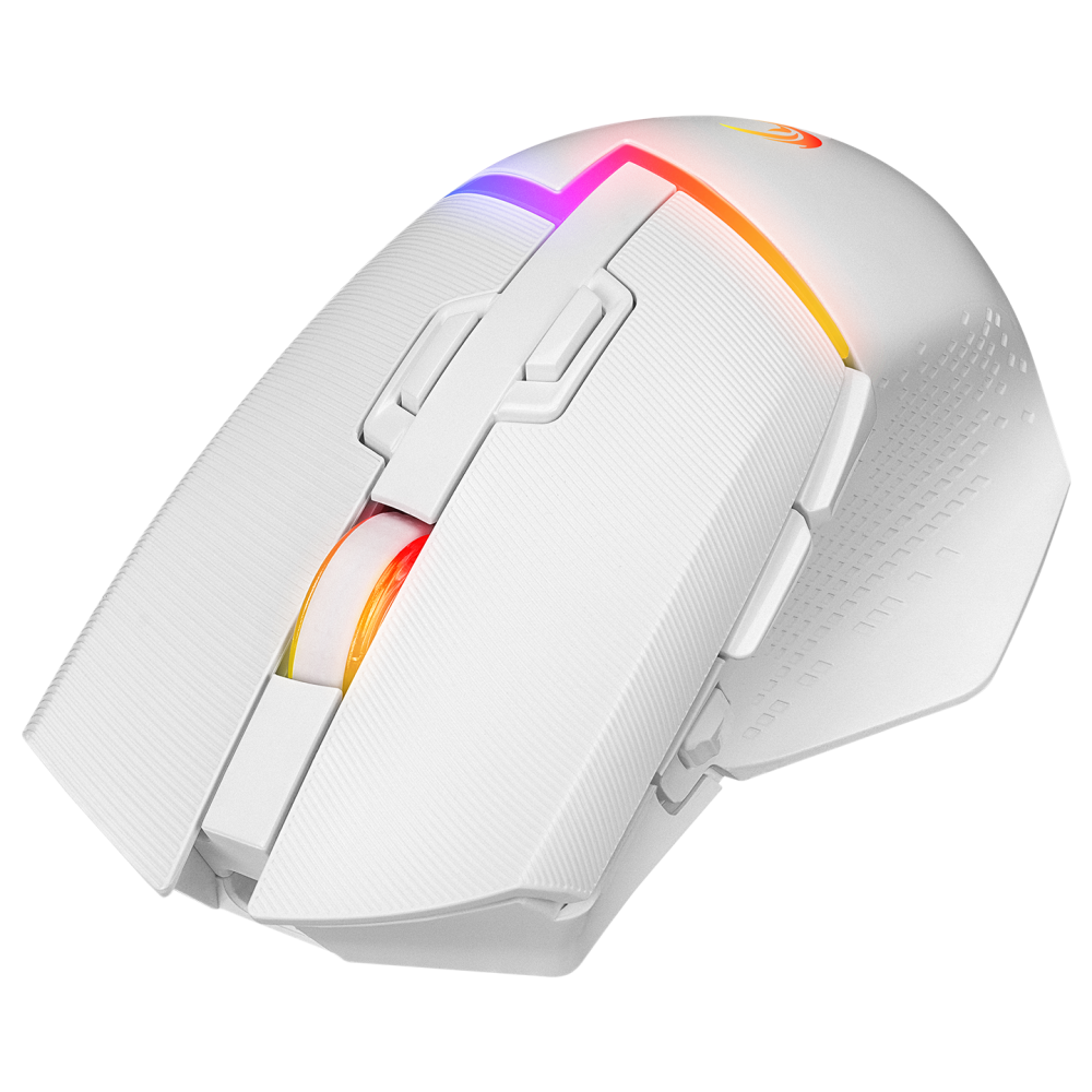 DROP M3 Beyaz RGB Kablosuz 10000DPI 10D Gaming Oyuncu Mouse - Rampage