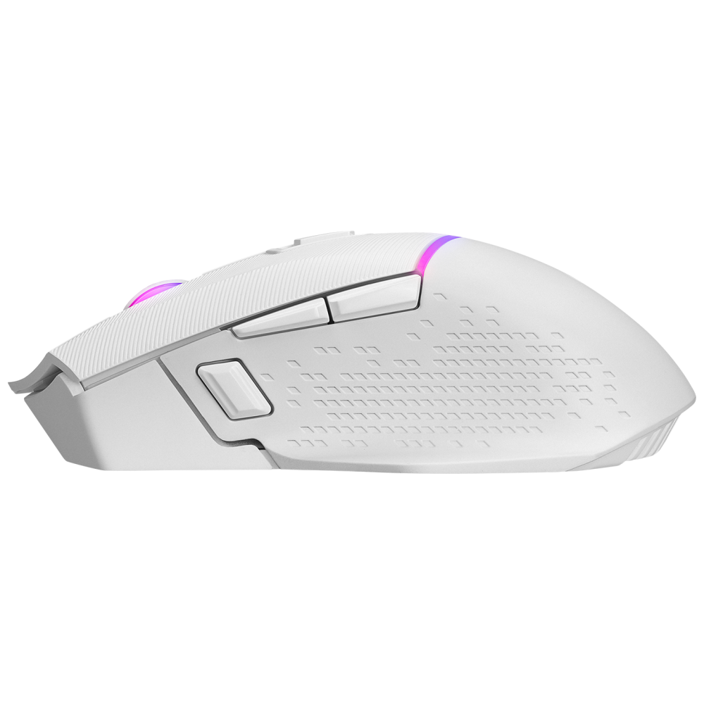 DROP M3 Beyaz RGB Kablosuz 10000DPI 10D Gaming Oyuncu Mouse - Rampage