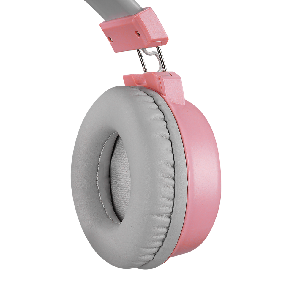 SN-R10 ALQUIST 3.5mm RGB Oyuncu Kulaklığı - Pembe - Rampage