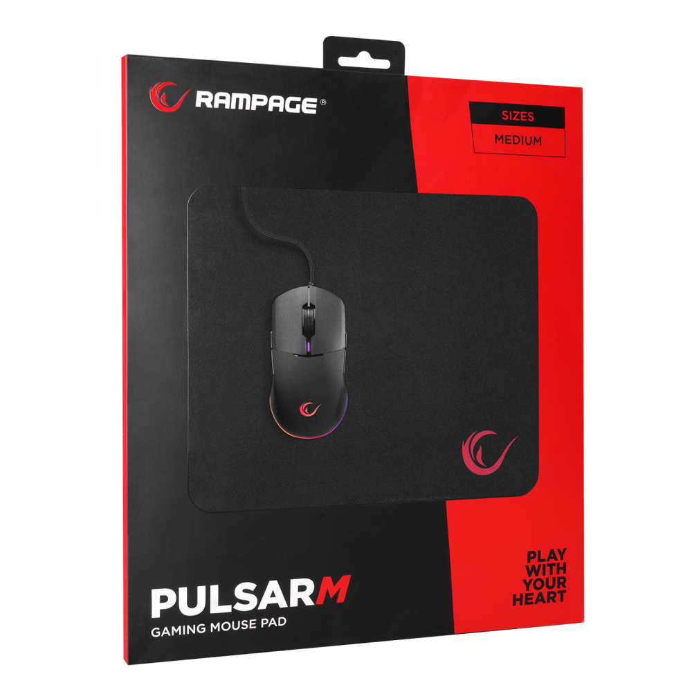 Pulsar M 270x320x3mm Gaming Mouse Pad - Rampage