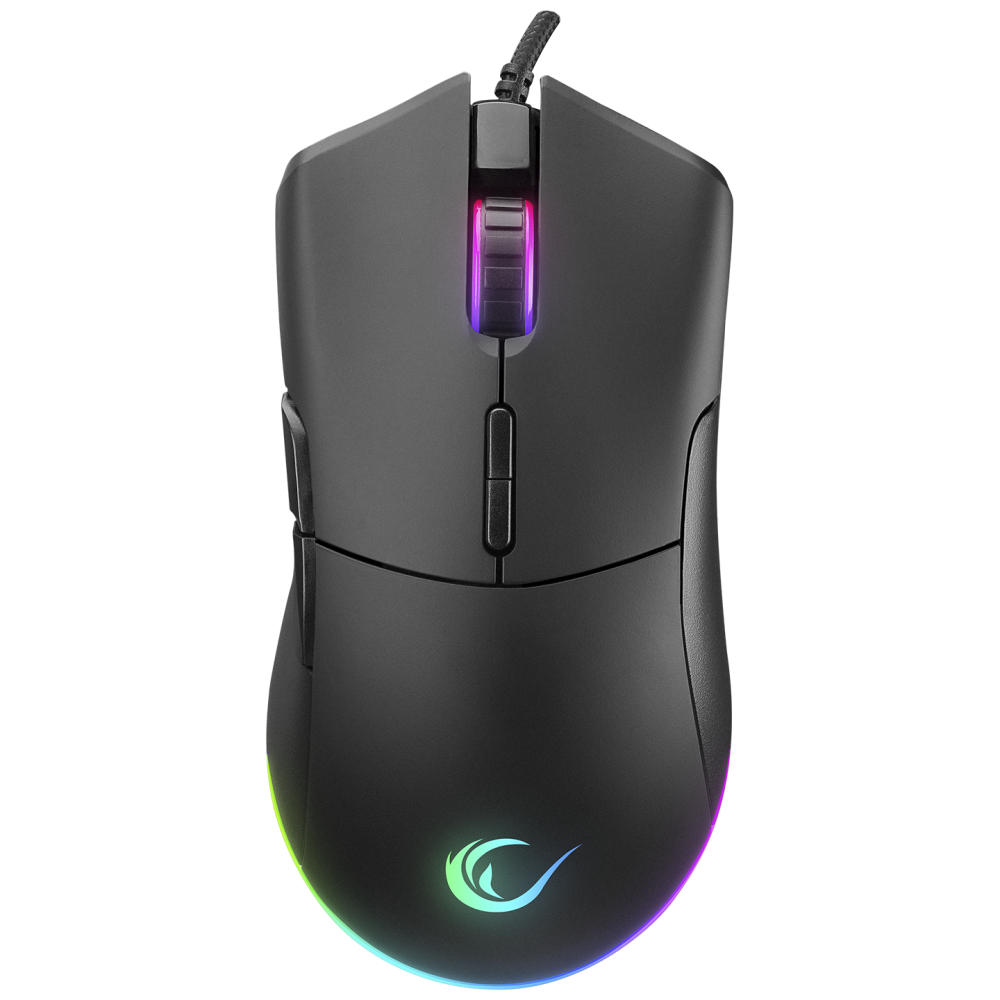 SMX-R21 COMPACT Usb Siyah RGB Işıklı+Macro 7200dpi / 1000hz Gaming Oyuncu Mouse - Rampage
