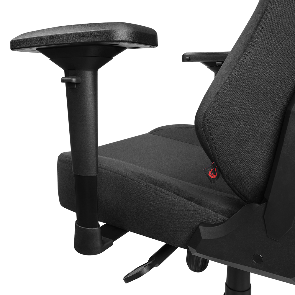 KL-R72 WOOF Üst Seviye Terletmez Kumaş Siyah Gaming Oyuncu Koltuğu - Rampage