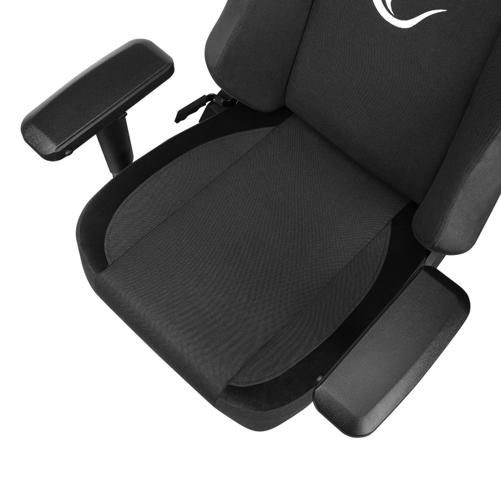 KL-R72 WOOF Üst Seviye Terletmez Kumaş Siyah Gaming Oyuncu Koltuğu - Rampage