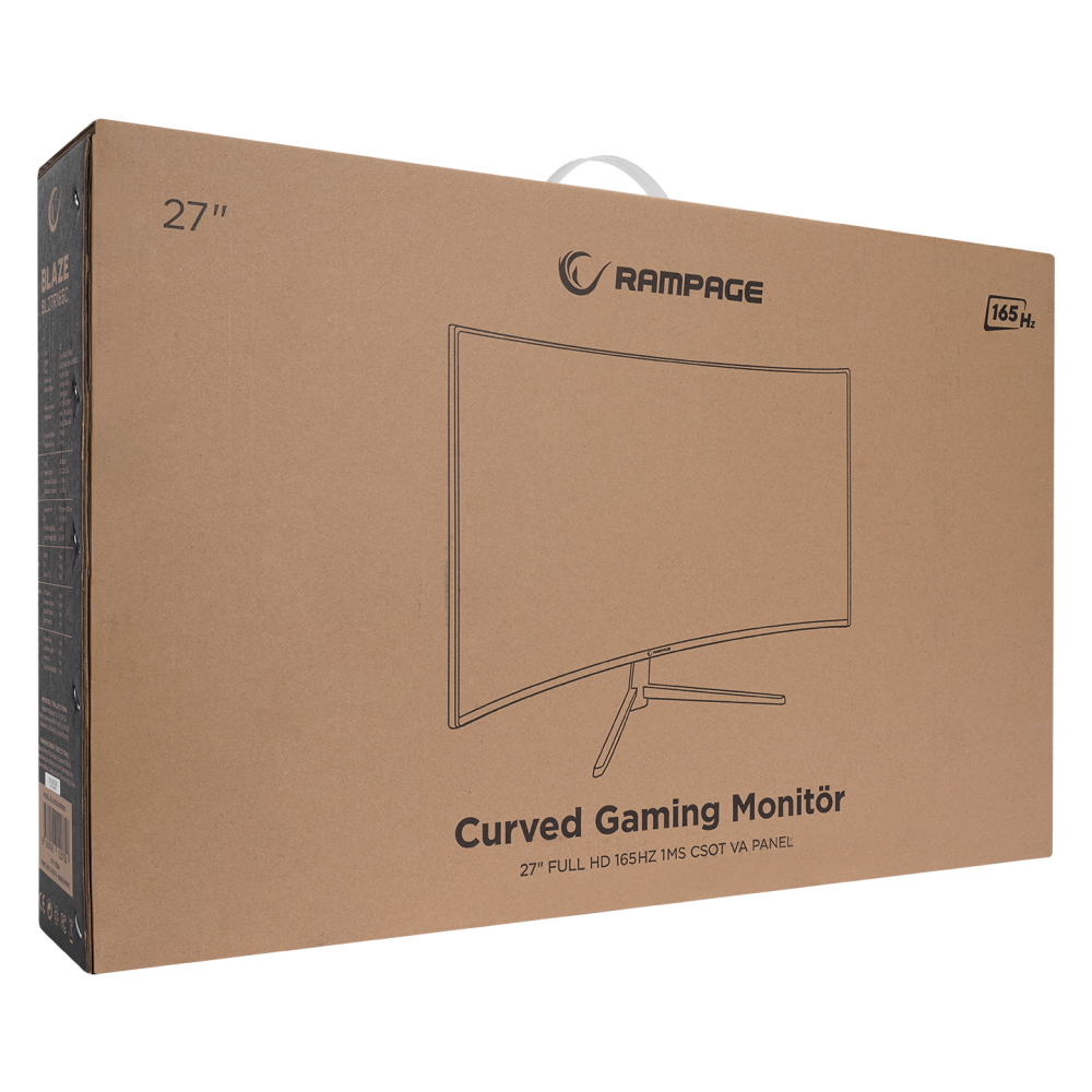 Blaze BL27R165C 27” 165Hz 1ms FHD Oyuncu Monitörü - Rampage