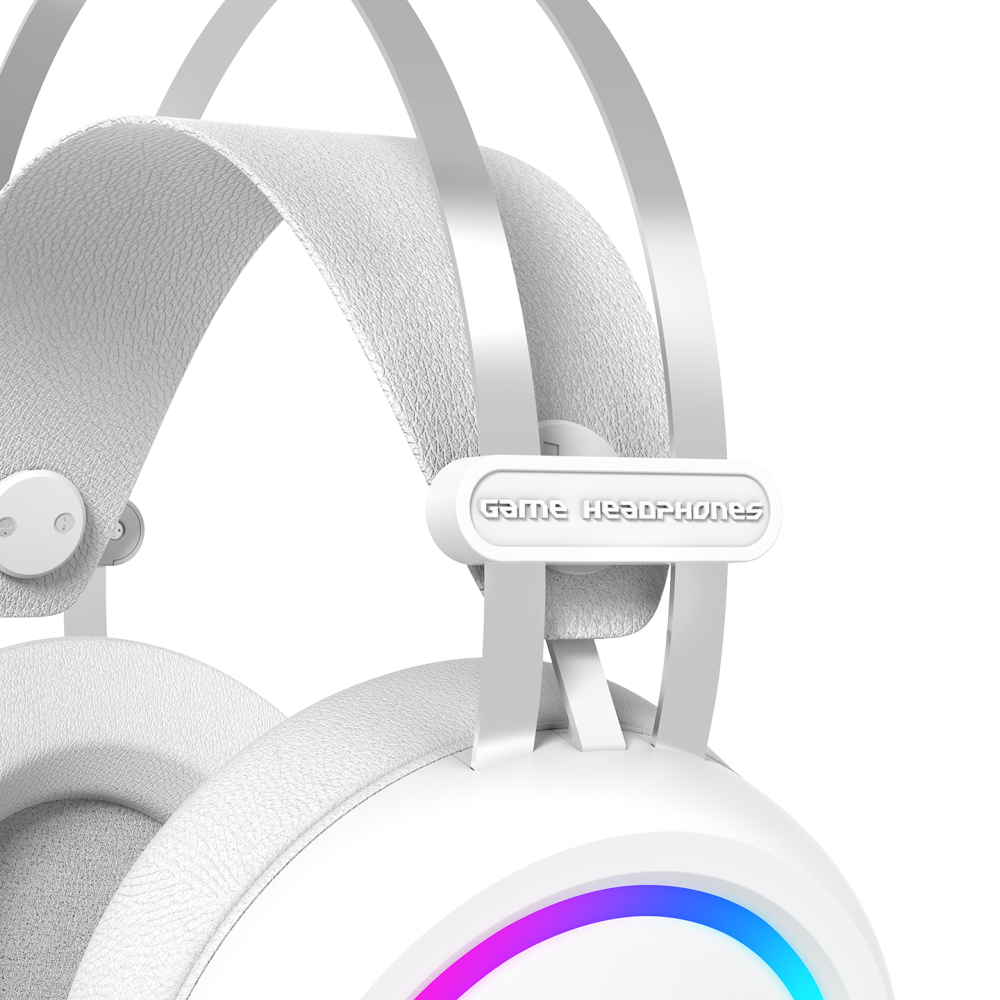 STORMY RGB 7.1 Oyuncu Kulaklığı - Beyaz - Rampage