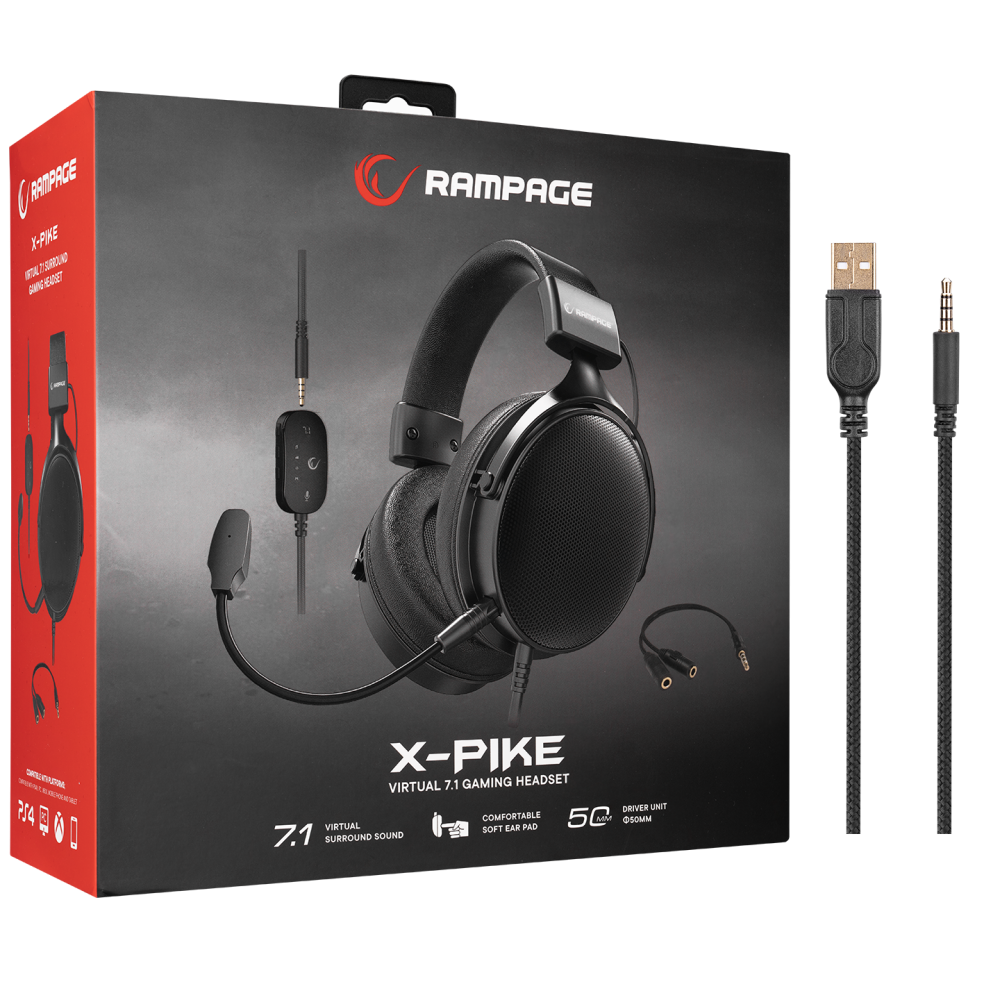 RM-K99 X-PIKE 7.1 Oyuncu Kulaklığı - Rampage