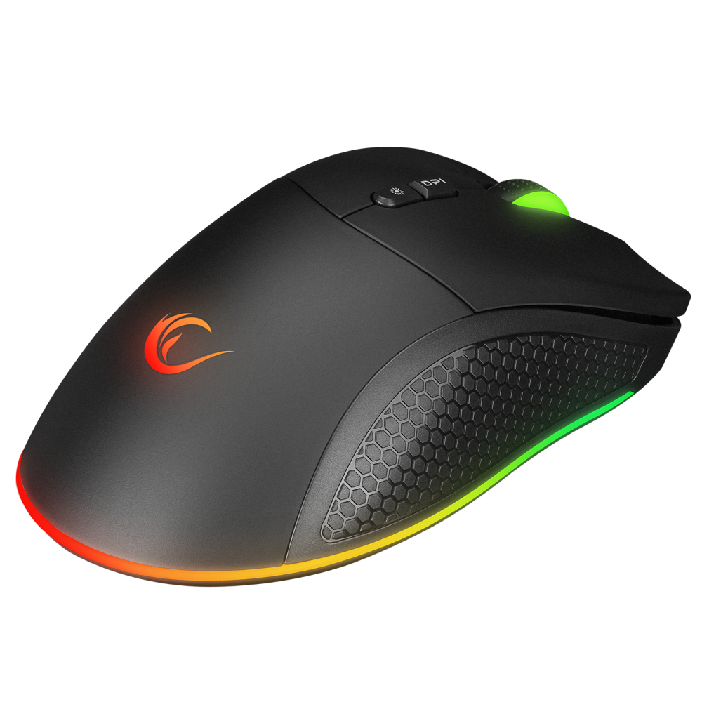 SMX-R53 SNAPPER Usb Siyah 7200 dpi RGB Aydınlatmalı Gaming Oyuncu Mouse - Rampage