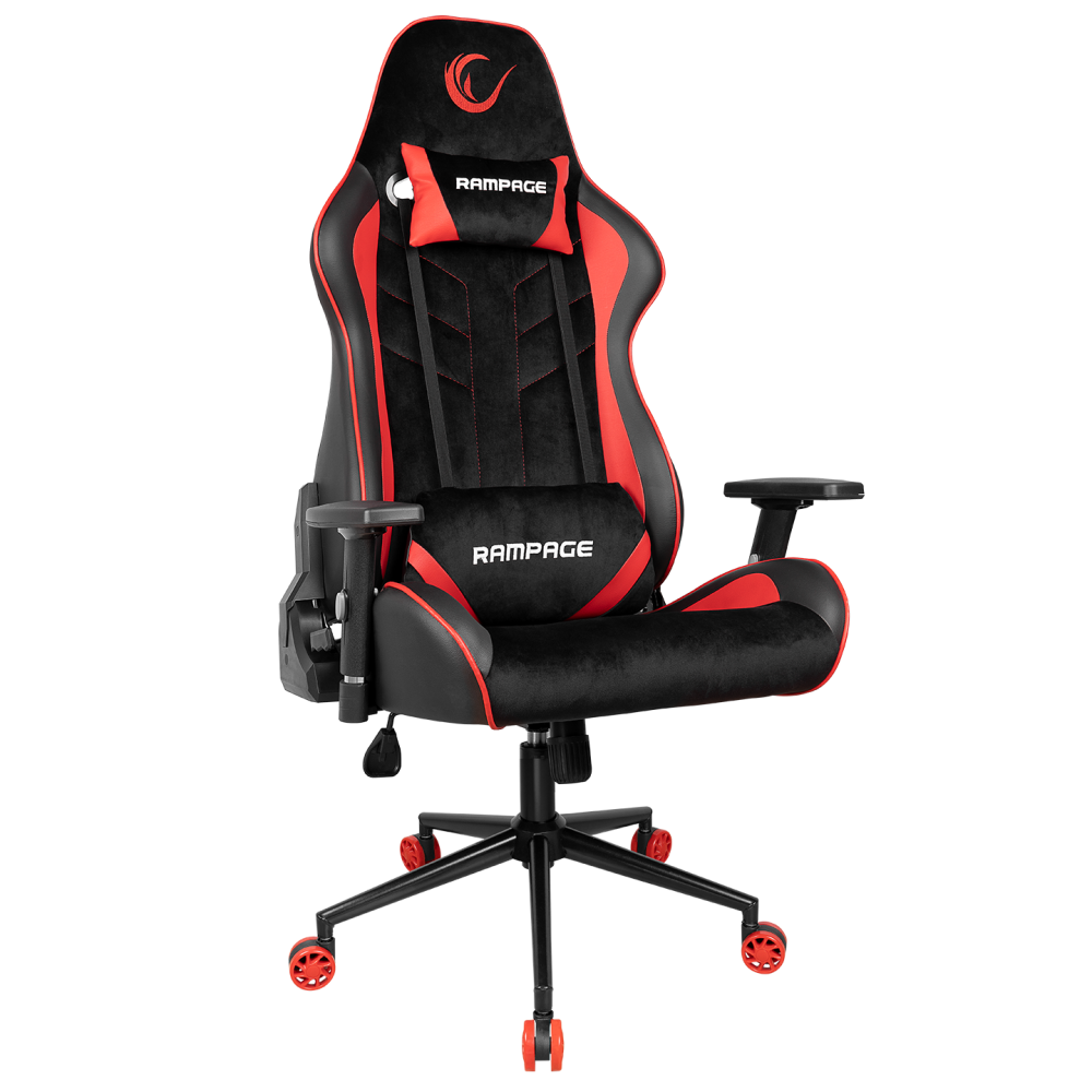 KL-R9 Alcantara Series Üst Seviye Terletmez Kumaş Kırmızı/Siyah Gaming Oyuncu Koltuğu