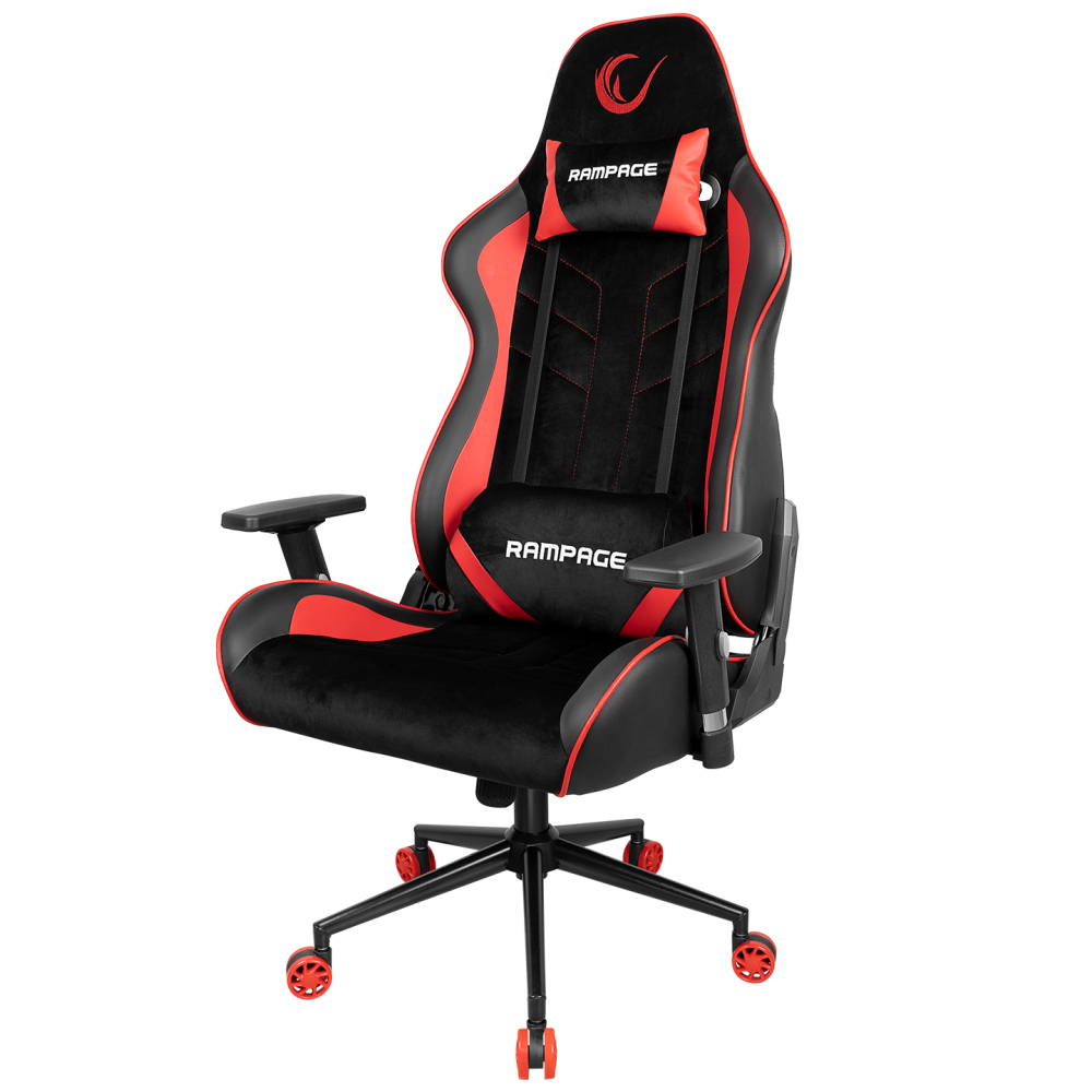 KL-R9 Alcantara Series Üst Seviye Terletmez Kumaş Kırmızı/Siyah Gaming Oyuncu Koltuğu