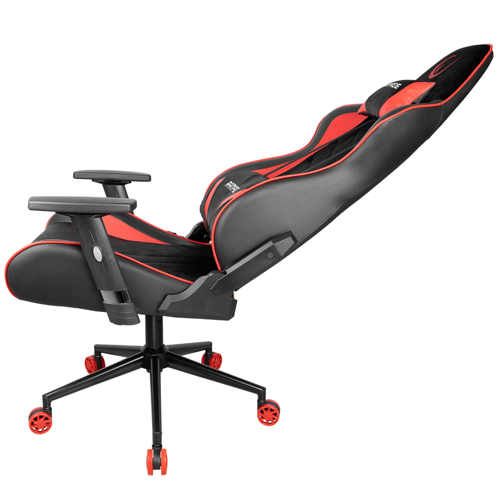 KL-R9 Alcantara Series High-End Non-Sweating Fabric Gaming Chair-Red/Black