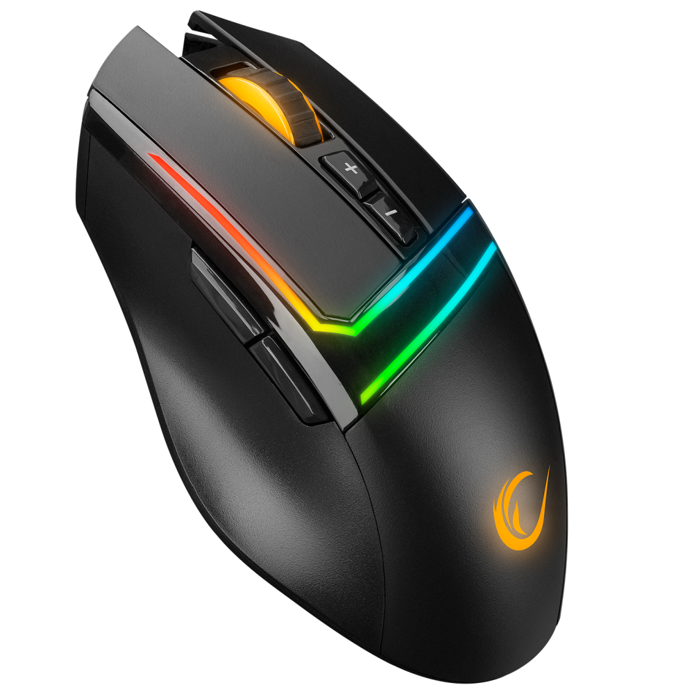 SMX-R76 BOLT Usb Siyah RGB Ledli 10000 dpi Gaming Oyuncu Mouse - Rampage