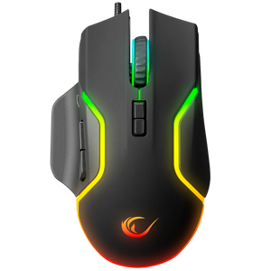 Miracle M2 Usb Siyah 8 Tuşlu RGB 7200dpi Gaming Oyuncu Mouse - Rampage