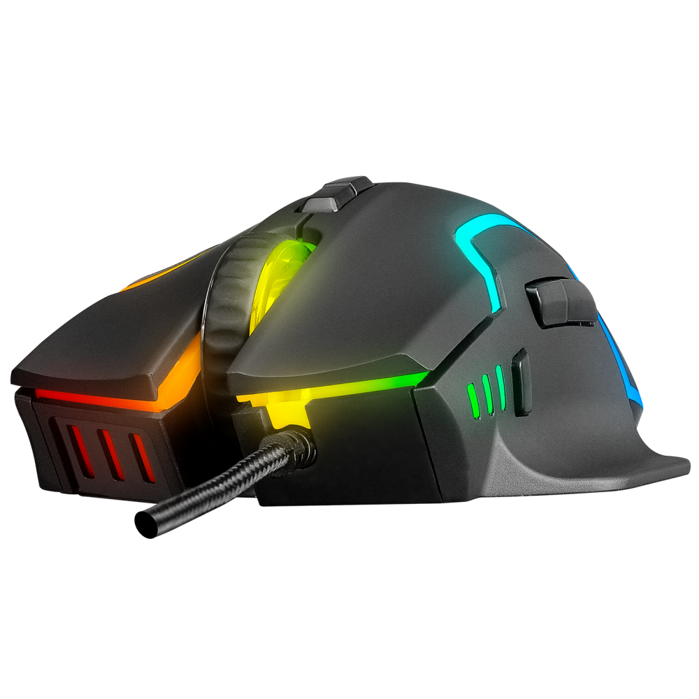 Miracle M2 Usb Siyah 8 Tuşlu RGB 7200dpi Gaming Oyuncu Mouse - Rampage