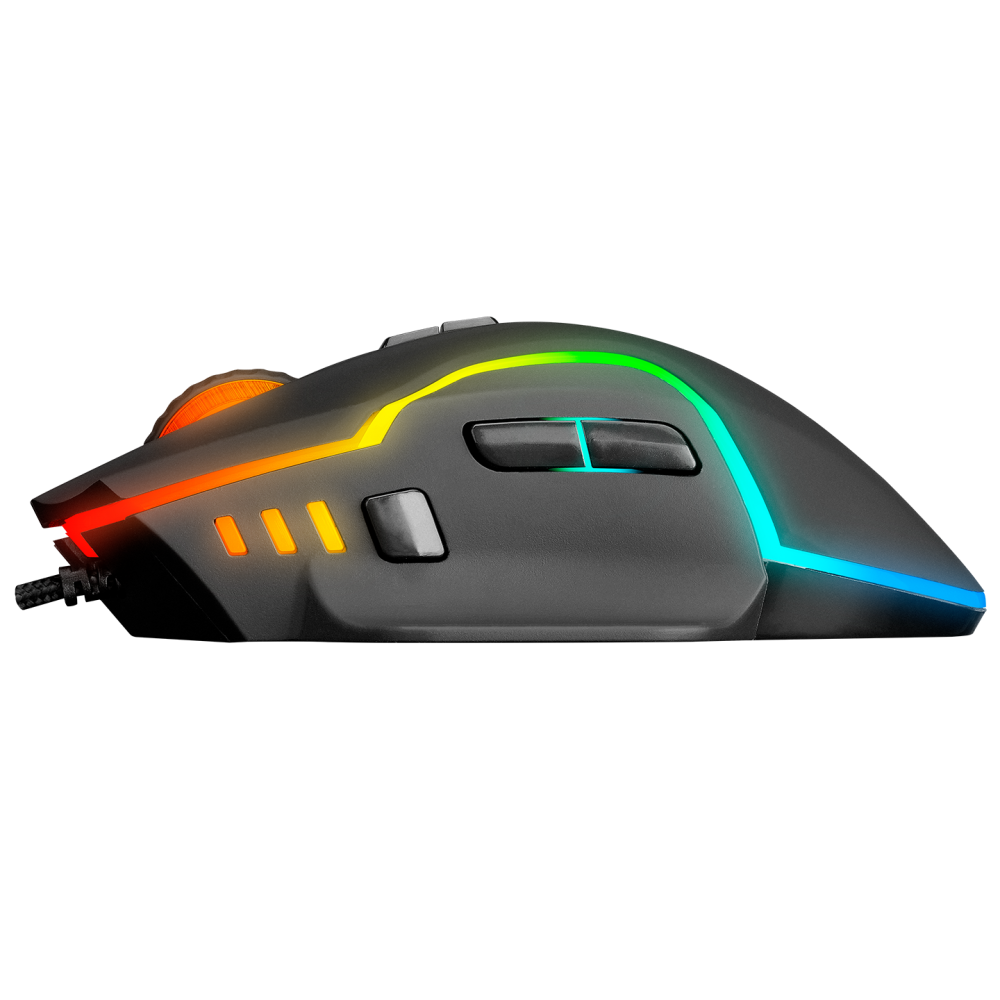 Miracle M2 Usb Siyah 8 Tuşlu RGB 7200dpi Gaming Oyuncu Mouse - Rampage
