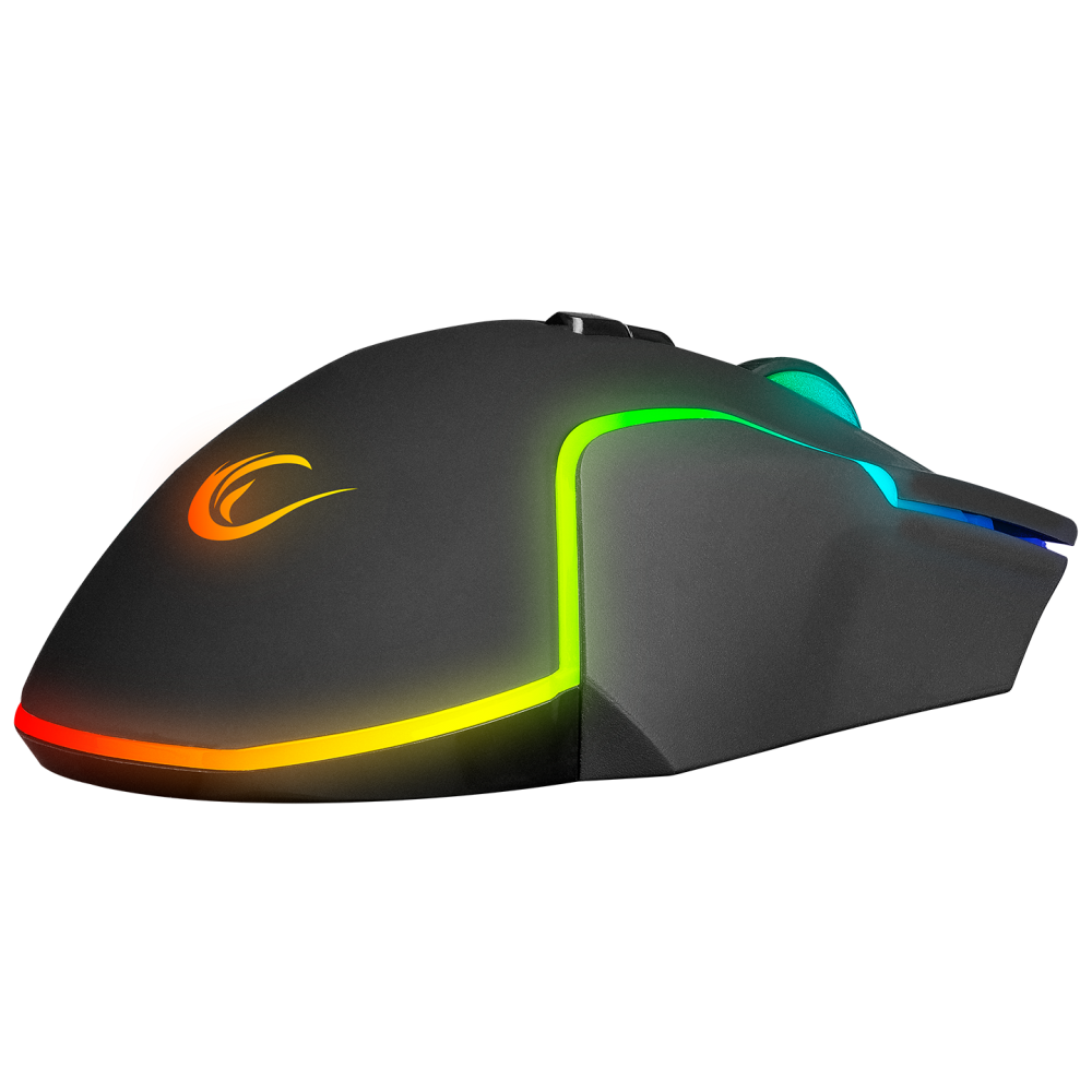 Miracle M2 Usb Siyah 8 Tuşlu RGB 7200dpi Gaming Oyuncu Mouse - Rampage