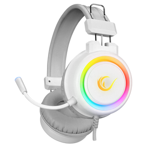 SN-R10 ALQUIST 3.5mm RGB Oyuncu Kulaklığı - Beyaz - Rampage