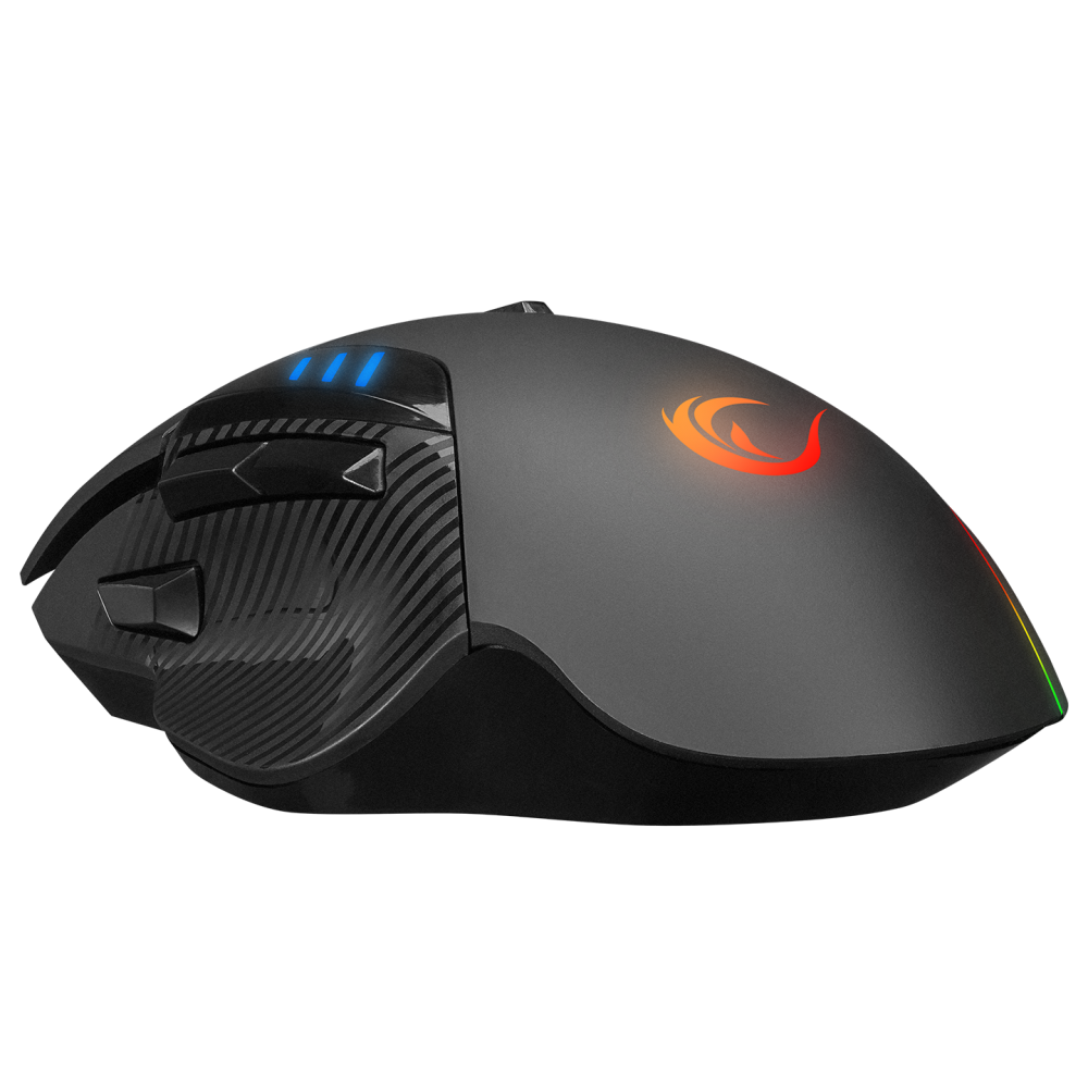 SMX-R83 X-FORCE Usb Siyah 10000 dpi RGB Aydınlatmalı Gaming Oyuncu Mouse - Rampage