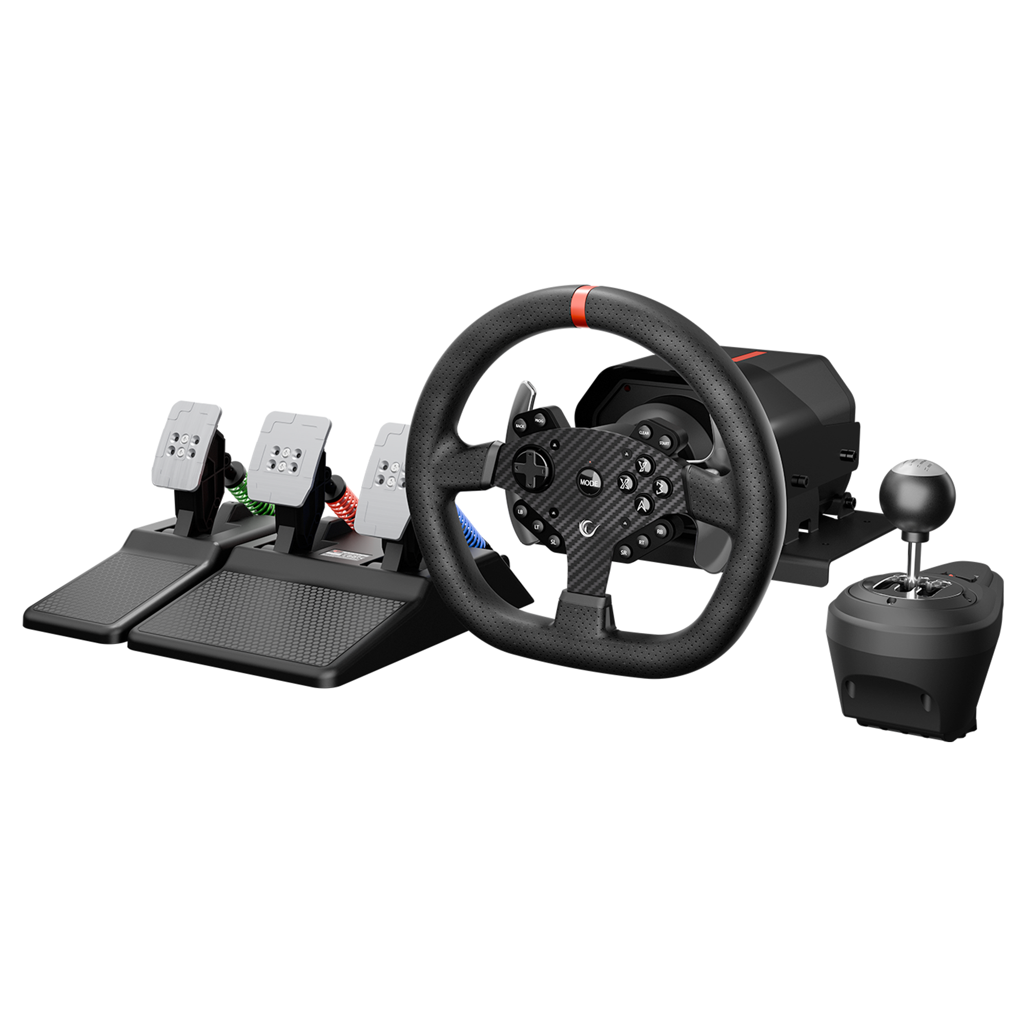 Rowdy V997 Only PC-3 Pedallı Vitesli Force Feedback Oyuncu Direksiyonu