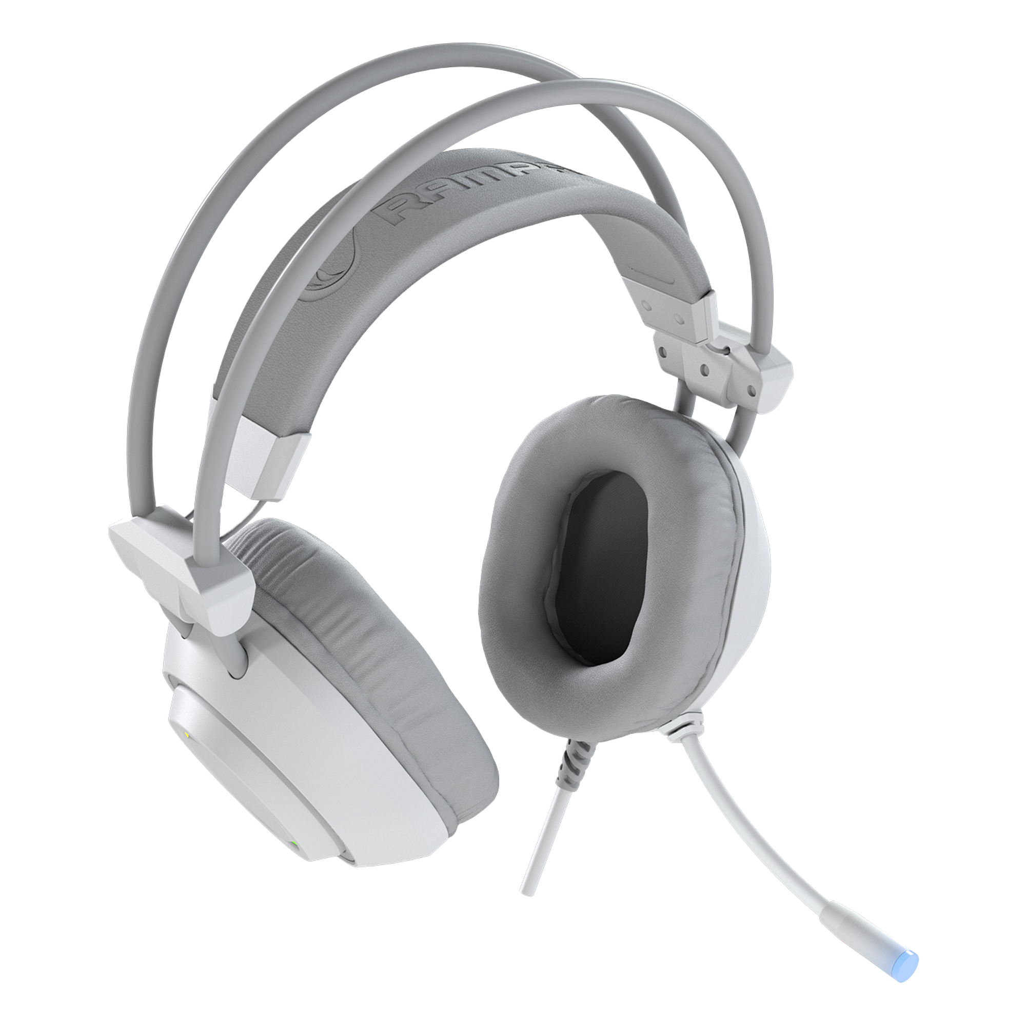 Rm-K19 Raging Plus 7.1 Surround RGB Mikrofonlu Oyuncu Kulaklık-Beyaz