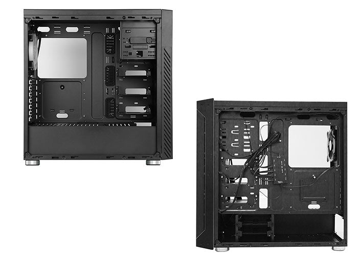 SPECTRUM Siyah RGB Fan Temperli Cam Gaming Kasa - Rampage