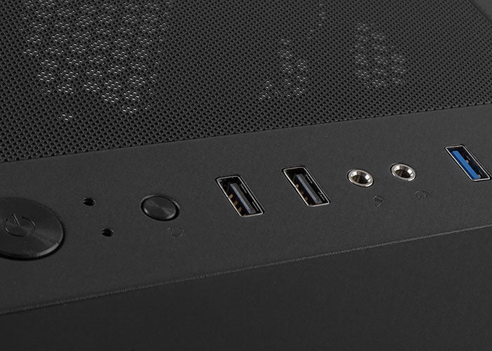 SPECTRUM Siyah RGB Fan Temperli Cam Gaming Kasa - Rampage