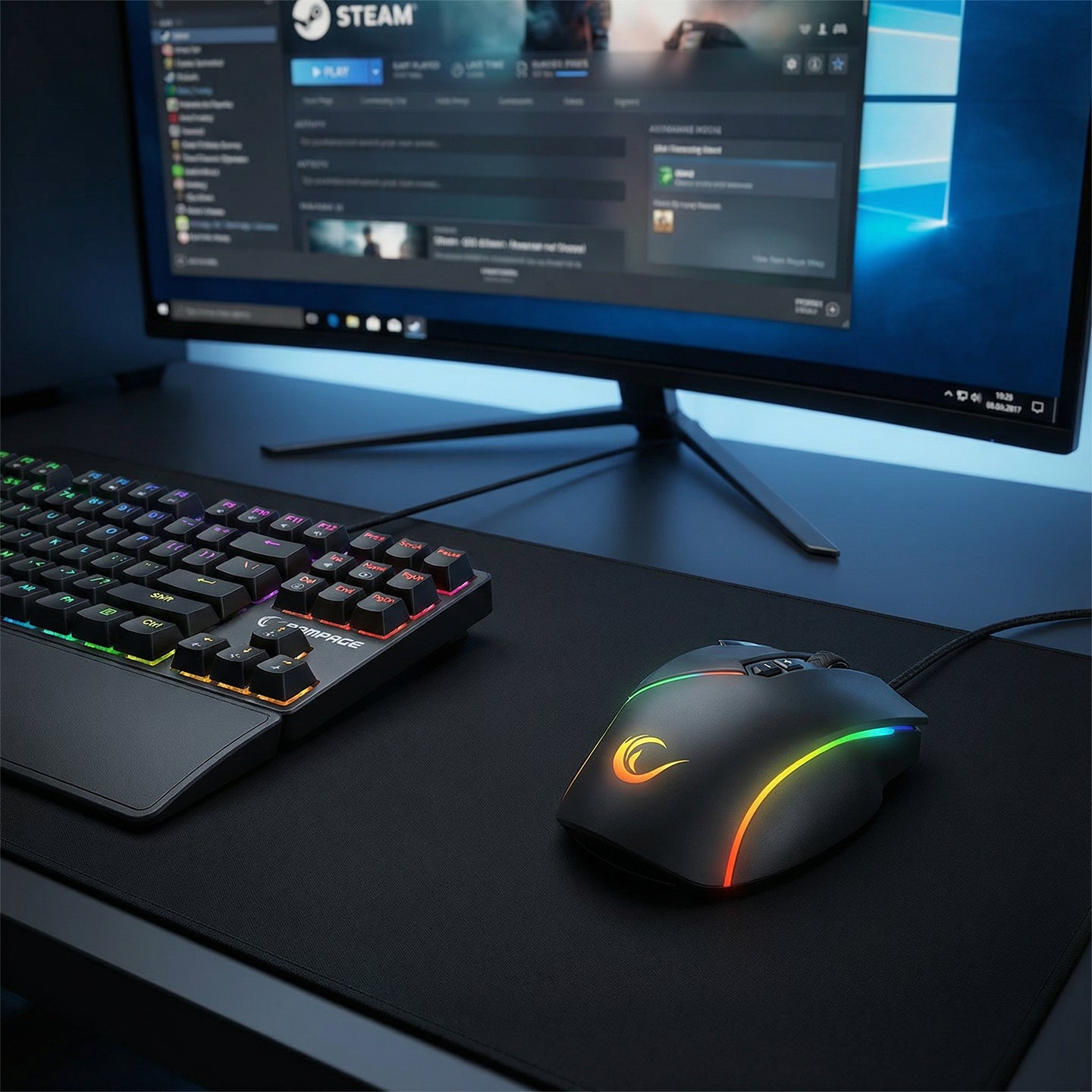 Smx-G39 Comfort 8 Macro + Extra Shooting Key RGB 12800 Dpi Gaming Mouse