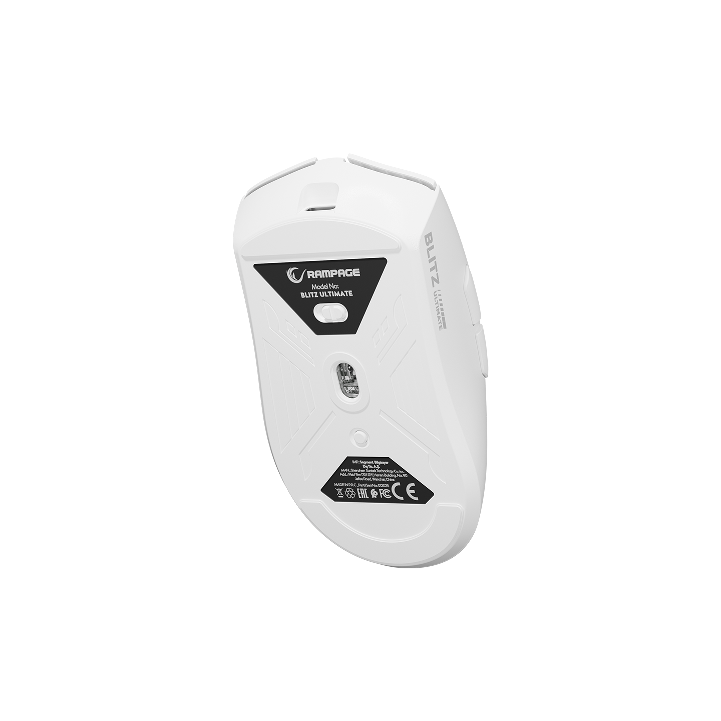 Blitz Ultimate 8K Kablosuz Oyuncu Mouse - Beyaz - Rampage