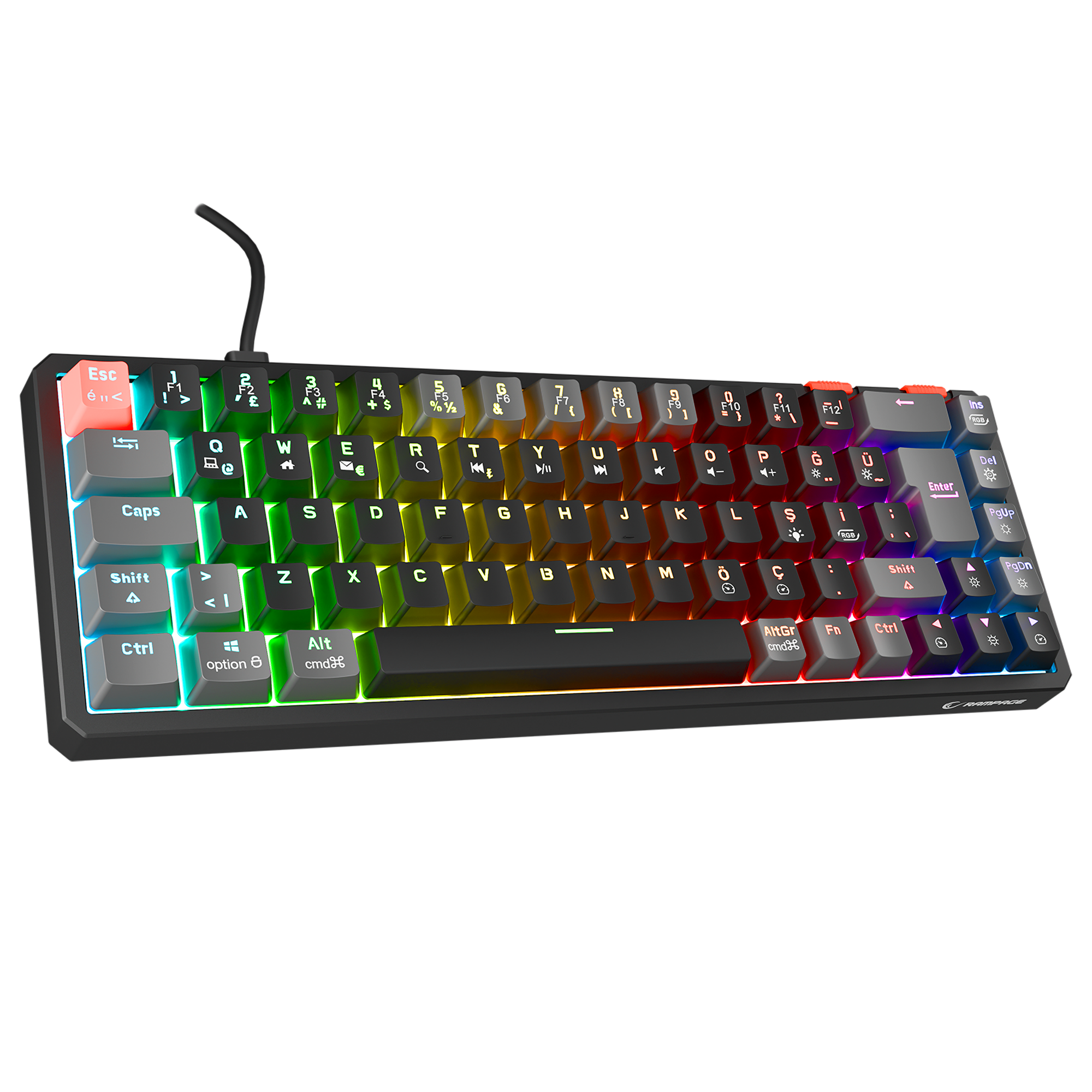 Yoru Mini RGB Mekanik Oyuncu Klavyesi