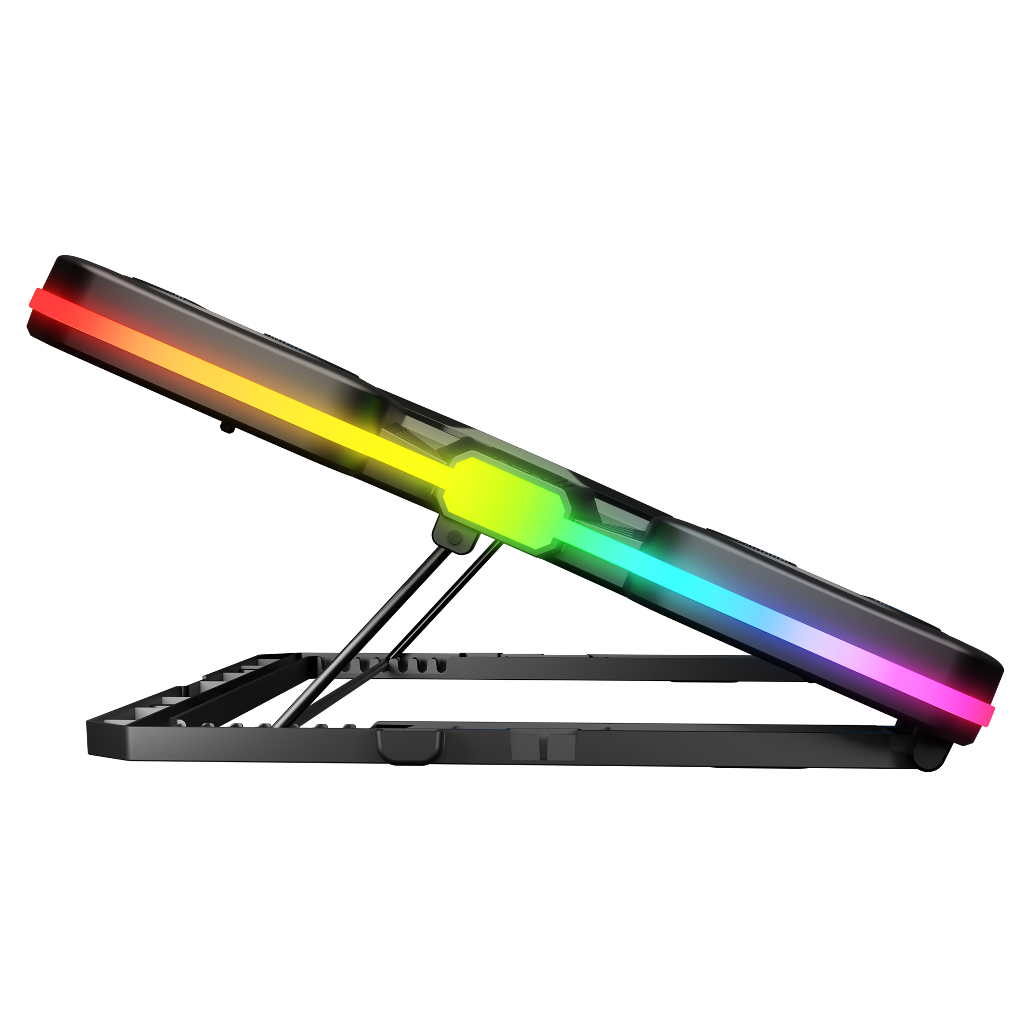 S50 Glacier RGB 11 Fanlı LCD Göstergeli Notebook Soğutucu Stand