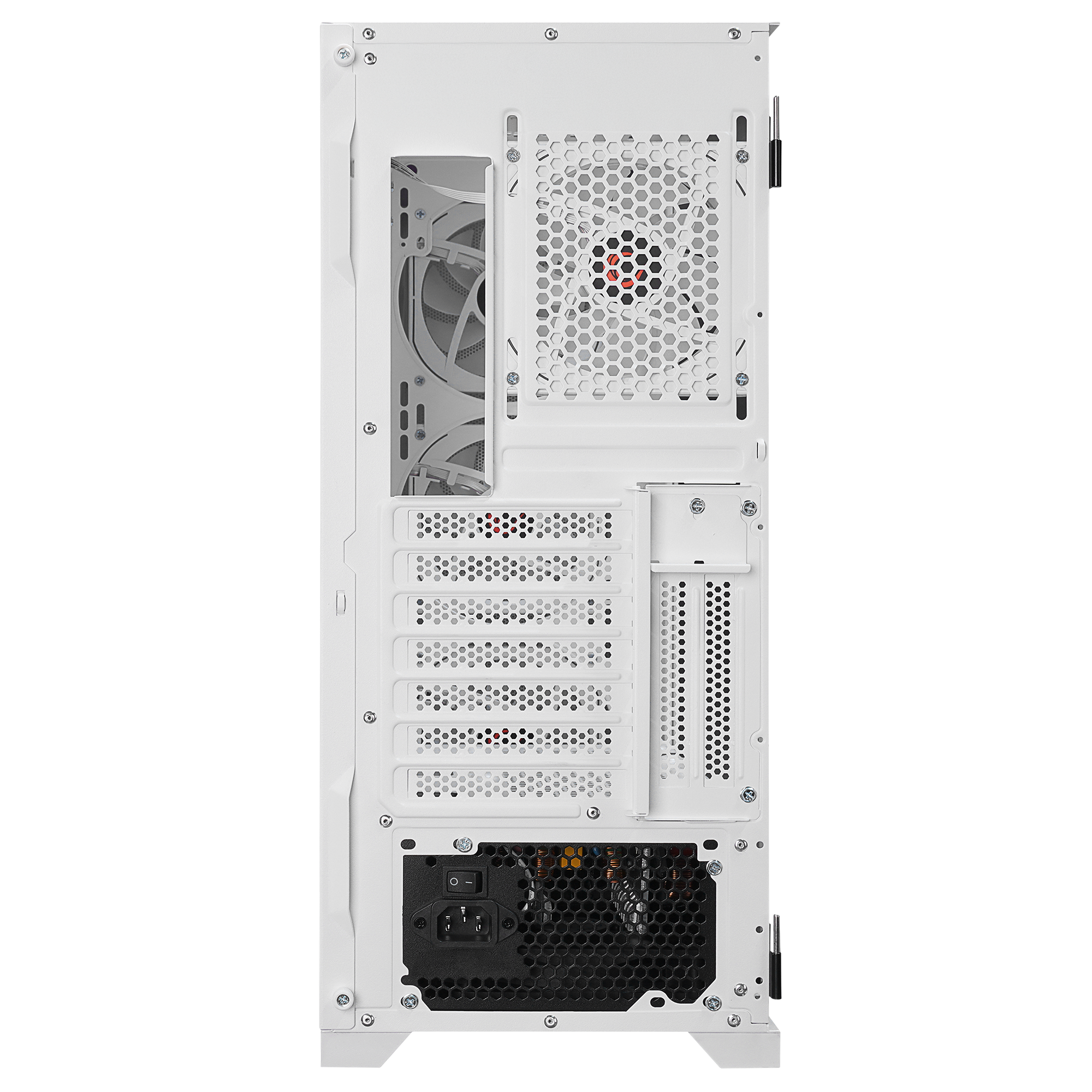 GLARE Mesh 650W 80+ Beyaz ATX Mid-T Gaming Oyuncu Kasası - Rampage