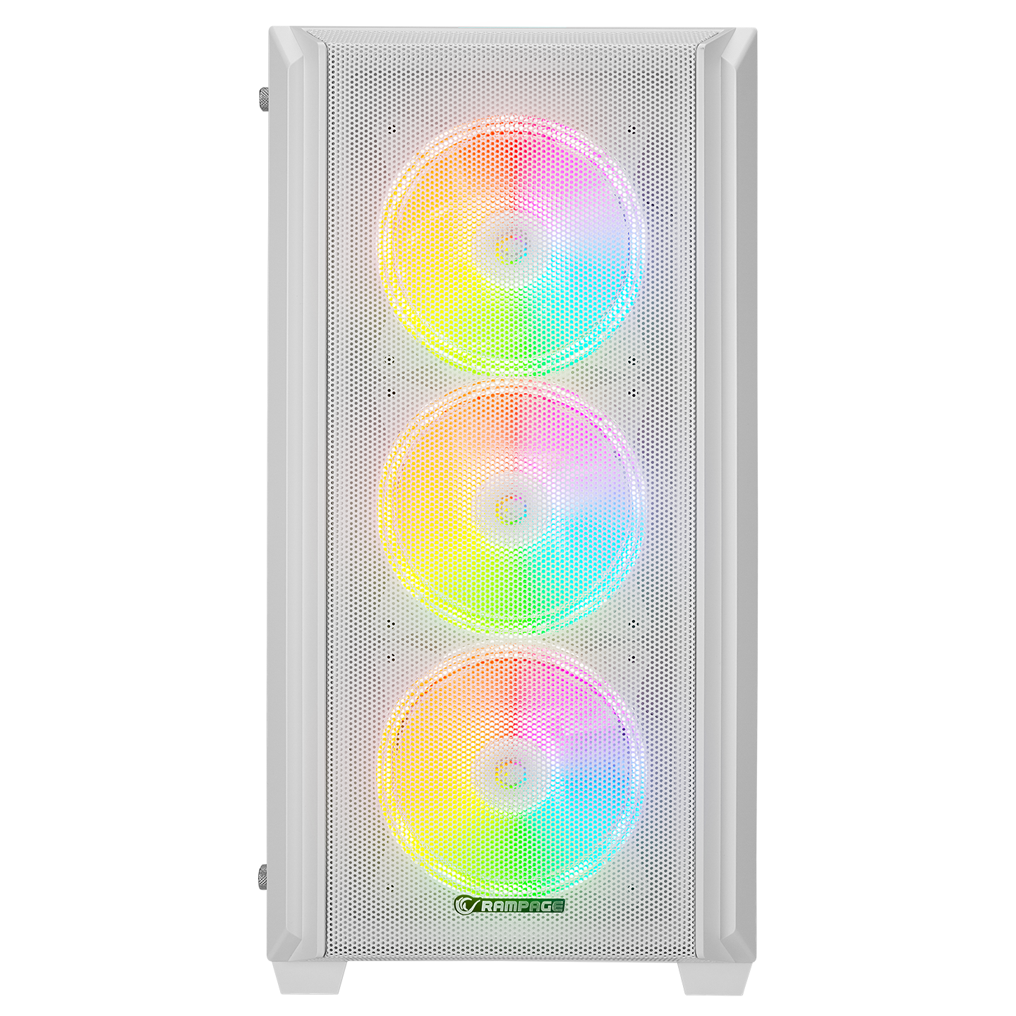 ELYSIAN MESH 750W 80 Plus Bronze Temperli Camlı Mid-T Beyaz Oyuncu Kasası - Rampage