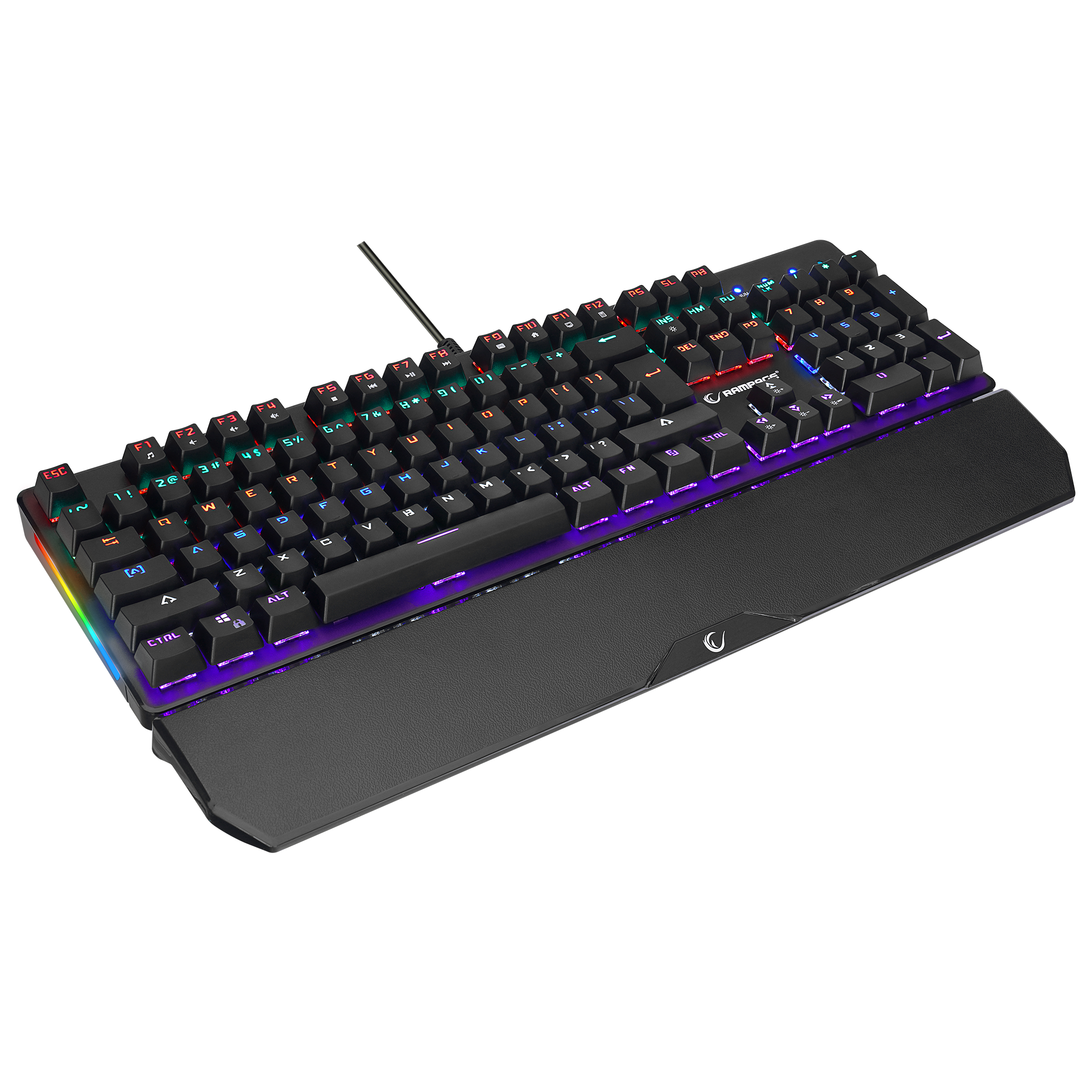 KB-R86 UMBRA Siyah Red Switch US Layout Mekanik Gaming Oyuncu Klavye