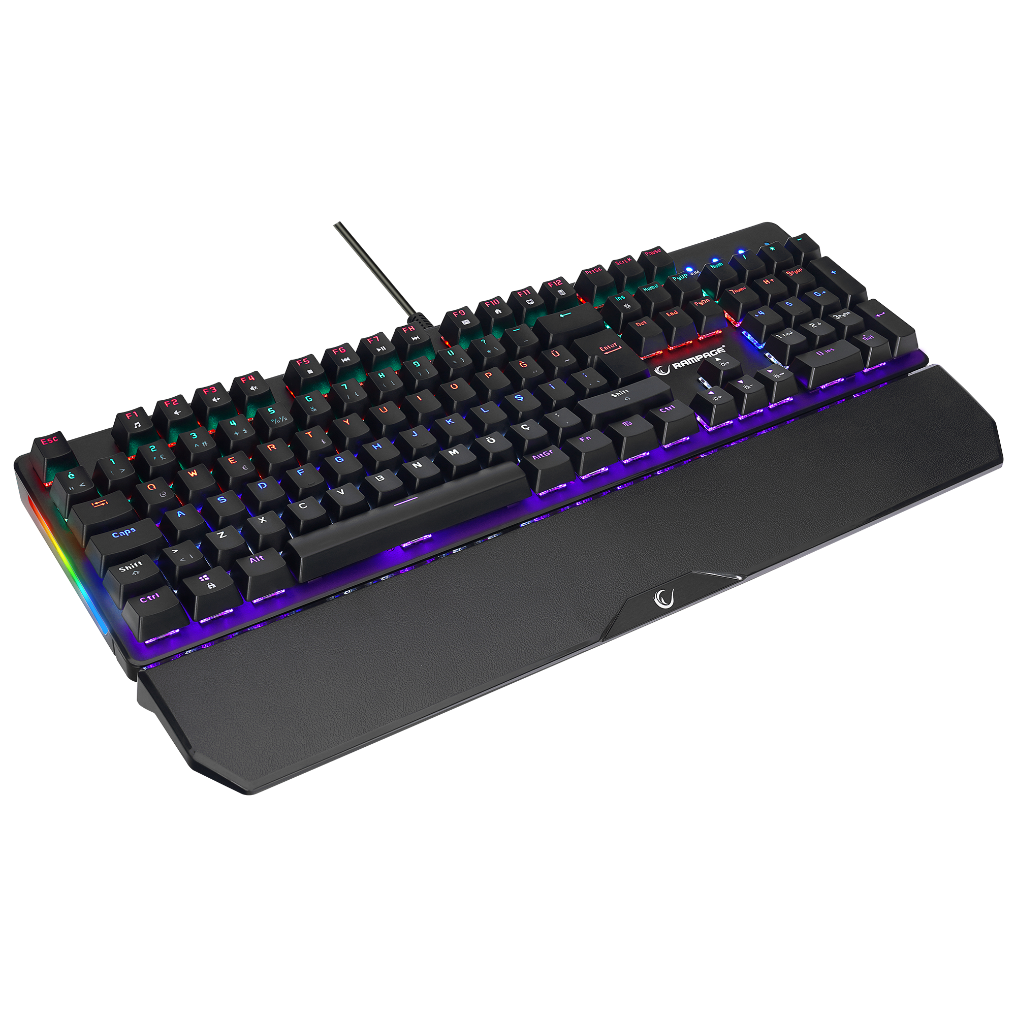 KB-R86 UMBRA Siyahı Red Switch Mekanik Gaming Oyuncu Klavye - Rampage