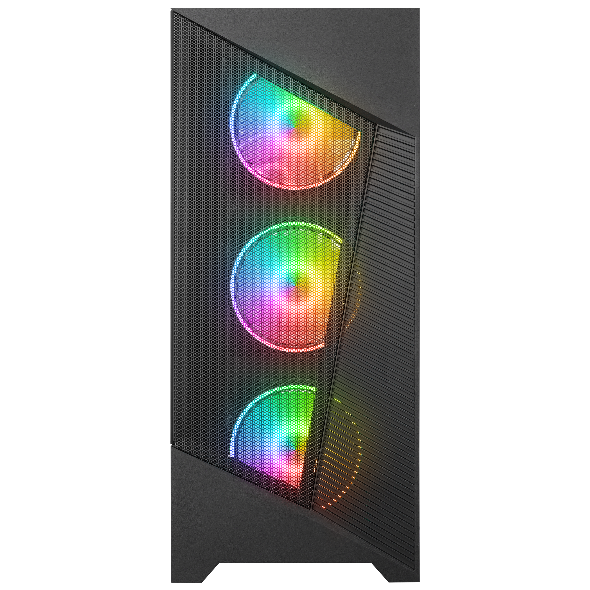 INSPIRER Mesh 650W 80+ Siyah ATX Mid-T Gaming Oyuncu Kasası - Rampage