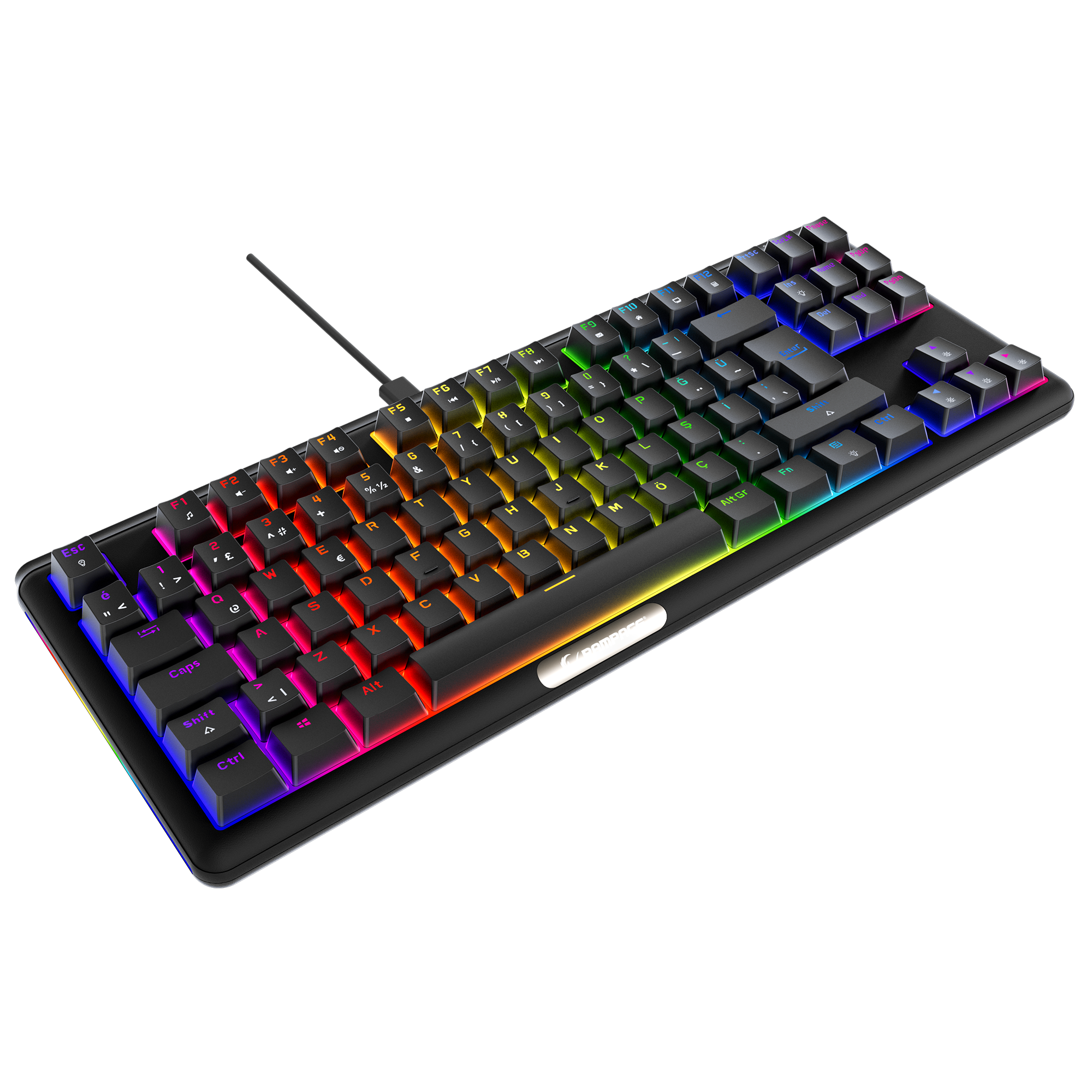 CLAW Siyah TKL RED SWITCH Mekanik Gaming Oyuncu Klavyesi - Rampage