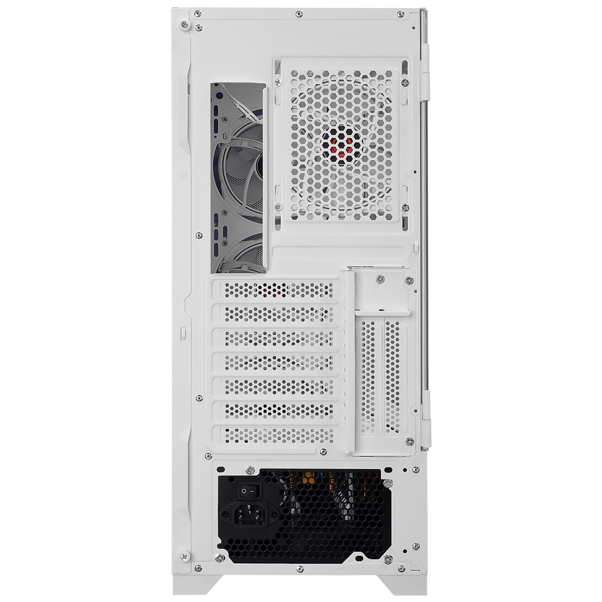 INSPIRER Mesh 650W 80+ Beyaz ATX Mid-T Gaming Oyuncu Kasası - Rampage