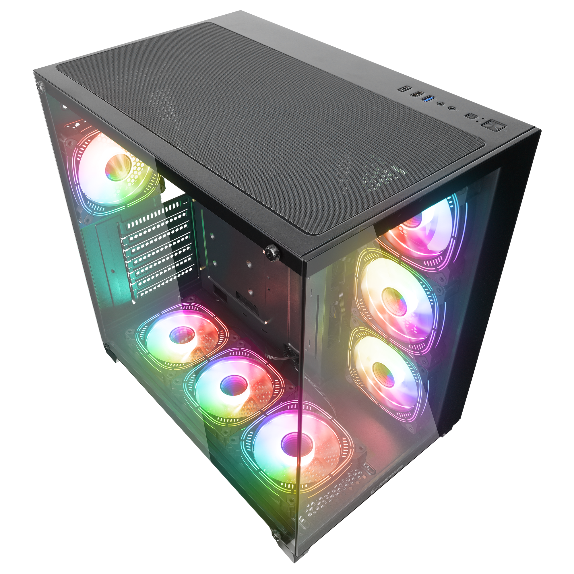 ARCTURUS Temperli Camlı 750W 80 Plus Bronze Siyah ATX Mid-T Gaming Oyuncu Kasası