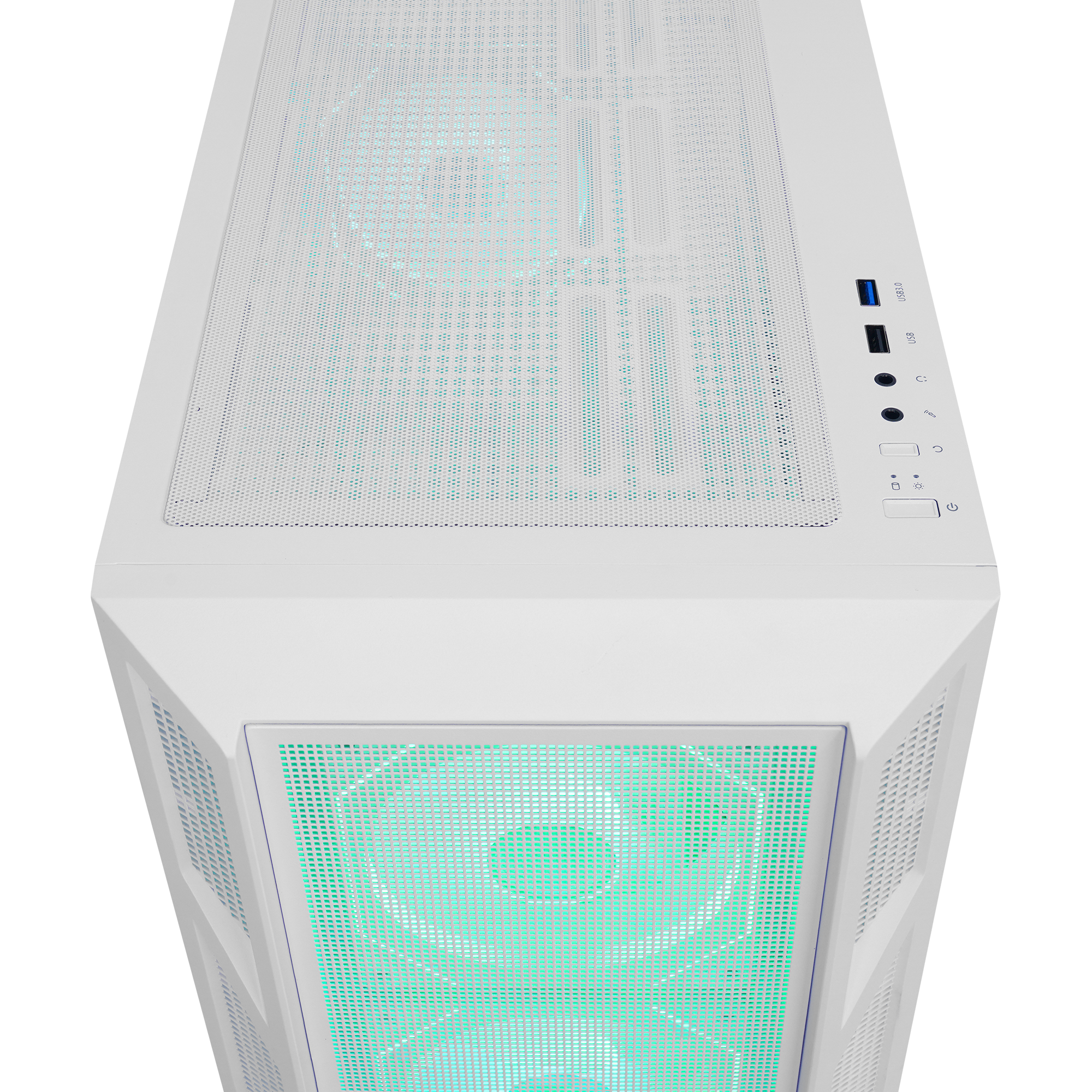 HUMBLE Beyaz Mesh 650W 80 Plus Bronze ATX Mid-T Gaming Oyuncu Kasası - Rampage