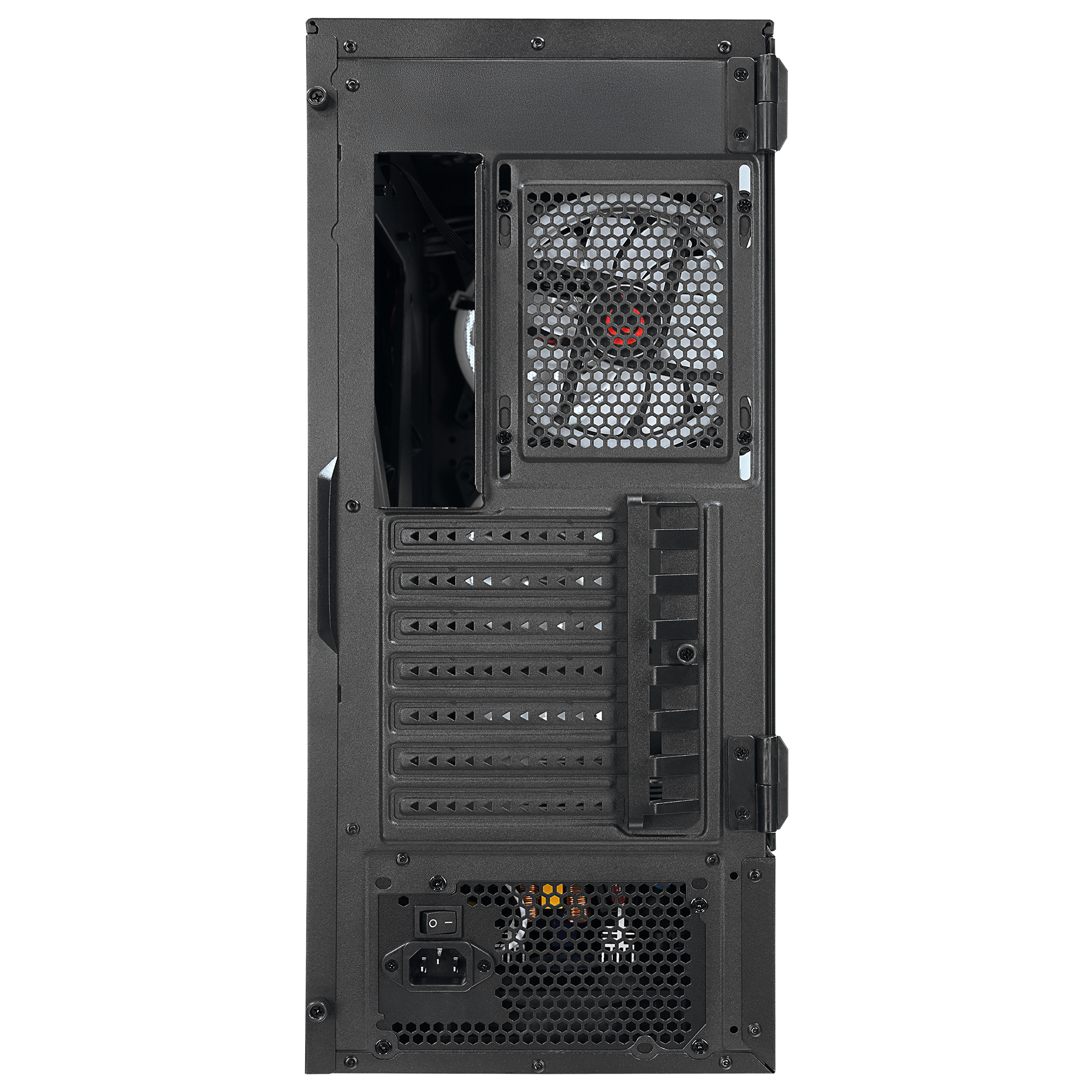 X-HORSE 850W 80+ 4*12cm ARGB Fan+Kontrolcü Manyetik Temperli Camlı Mid-T Gaming Oyuncu Kasası - Rampage