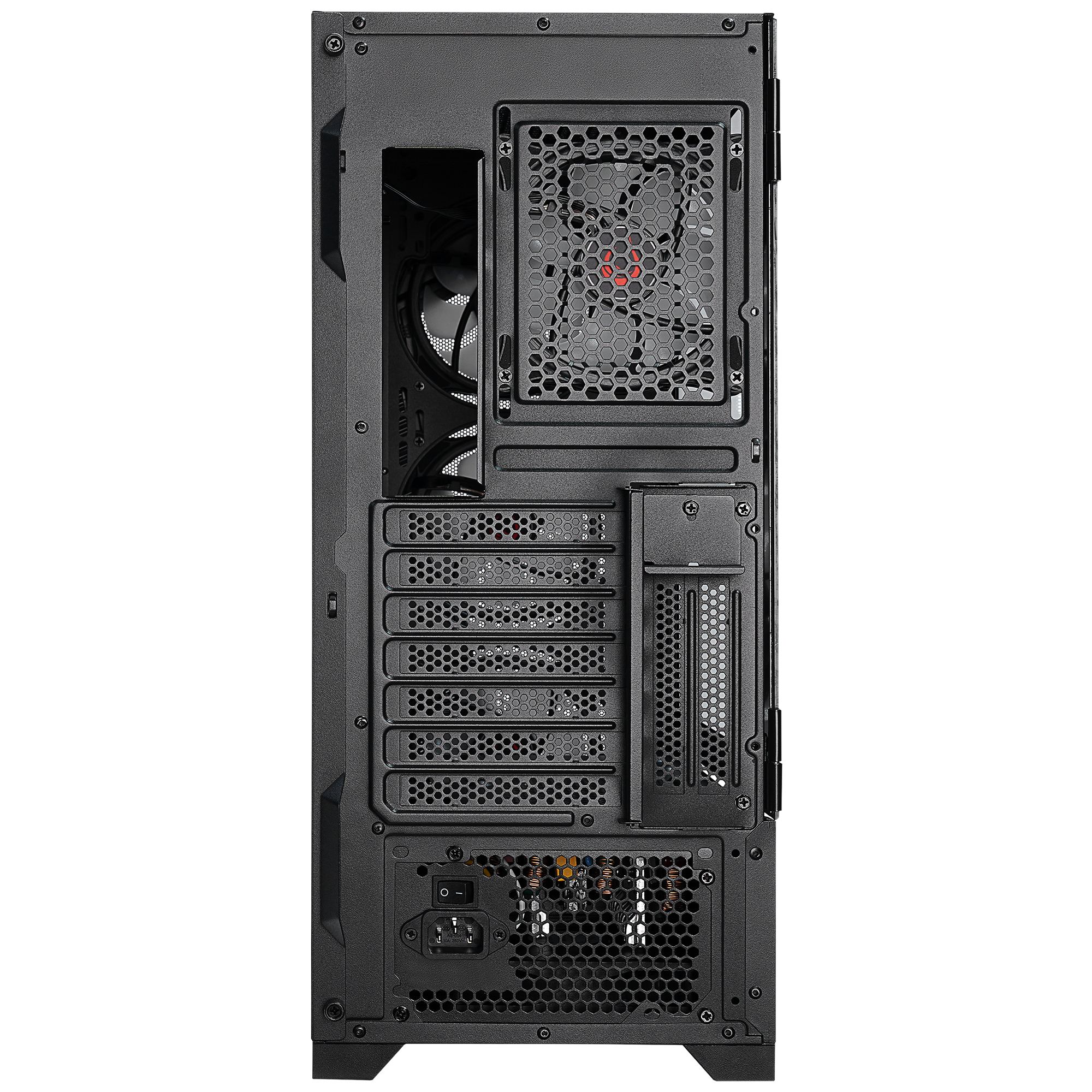 INSPIRER Mesh 650W 80+ Siyah ATX Mid-T Gaming Oyuncu Kasası - Rampage