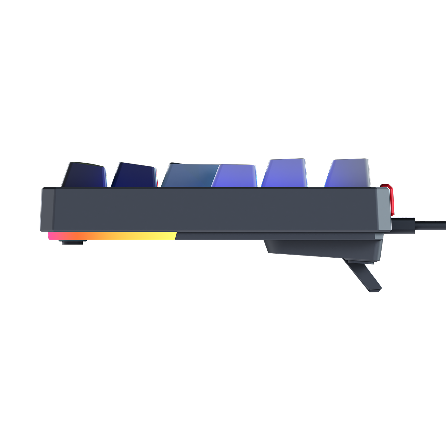 YORU TKL PRO Siyah/Gri 2.4ghz OUTEMU Red Switch Mekanik Gaming Oyuncu Klavye